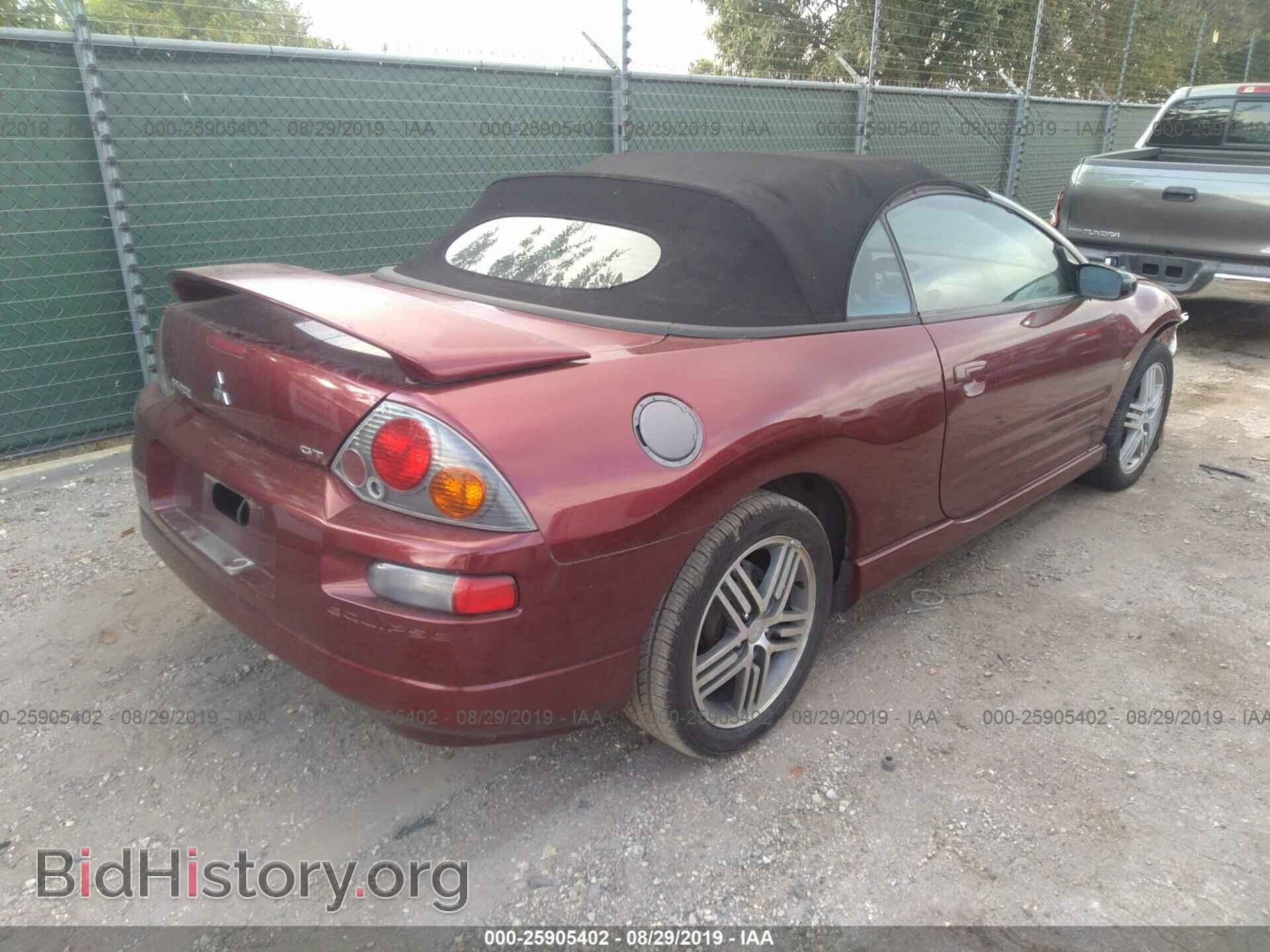 2005 MITSUBISHI ECLIPSE - VIN: 4A3AE55H65E007737 - Фото 4