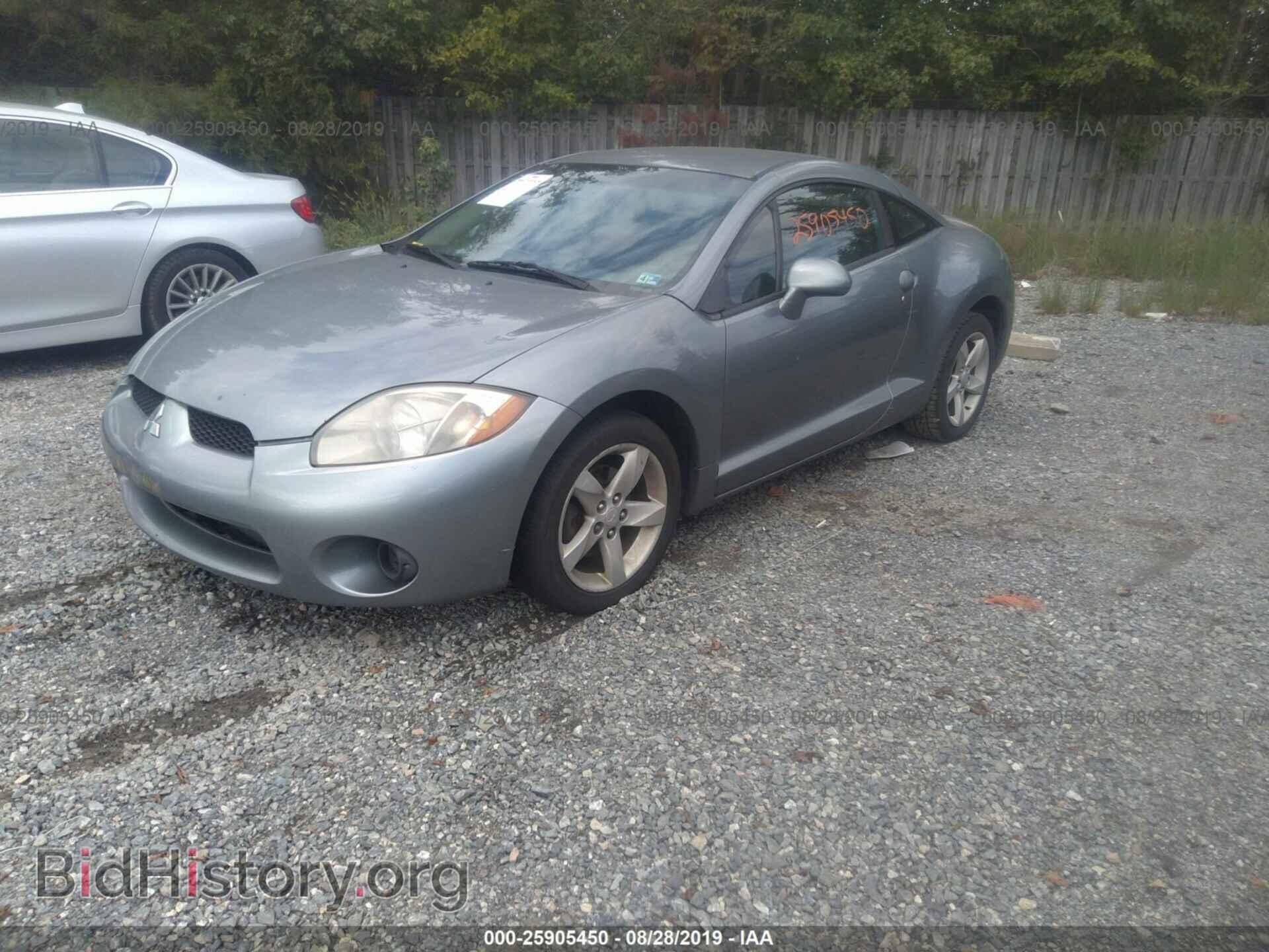 2007 MITSUBISHI ECLIPSE - VIN: 4A3AK24F37E057814 - Фото 2