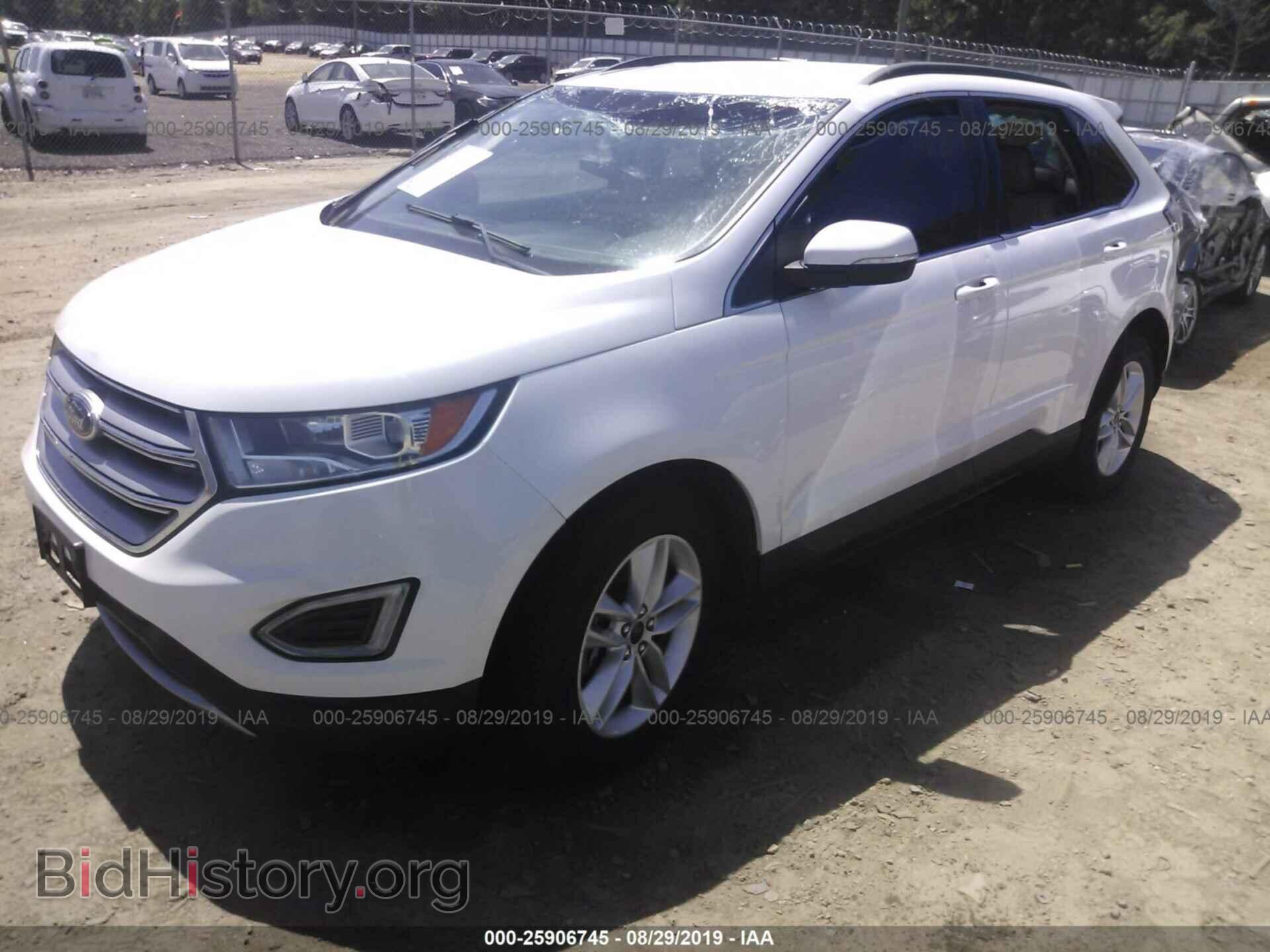 2015 FORD EDGE - VIN: 2FMTK4J8XFBB39963 - Фото 2