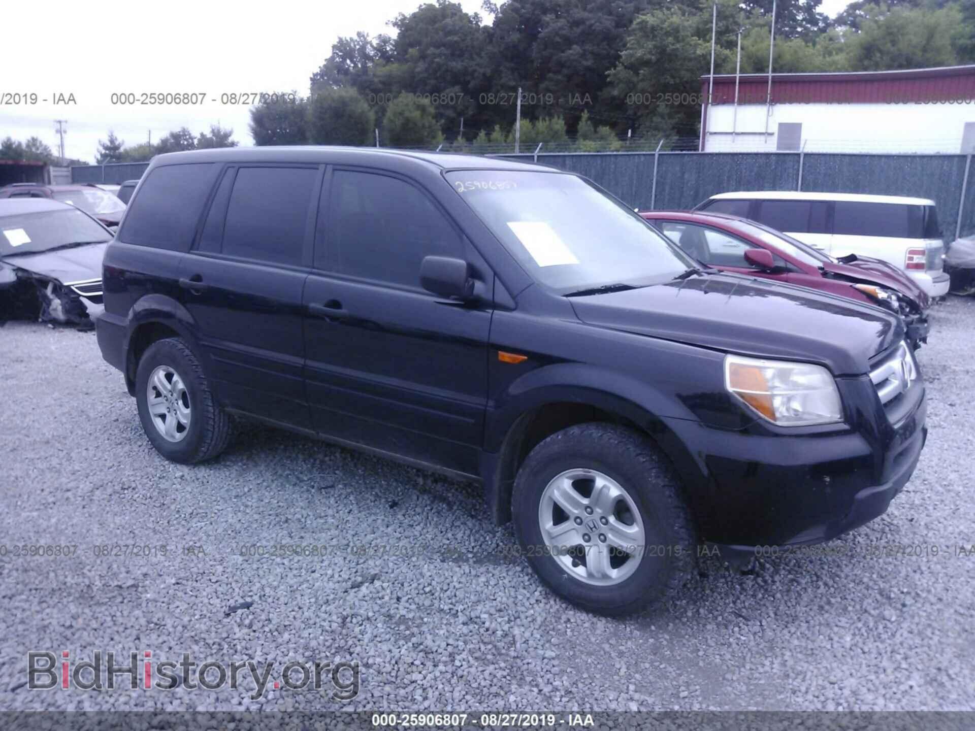 Фотография 5FNYF28167B019092 - HONDA PILOT 2007