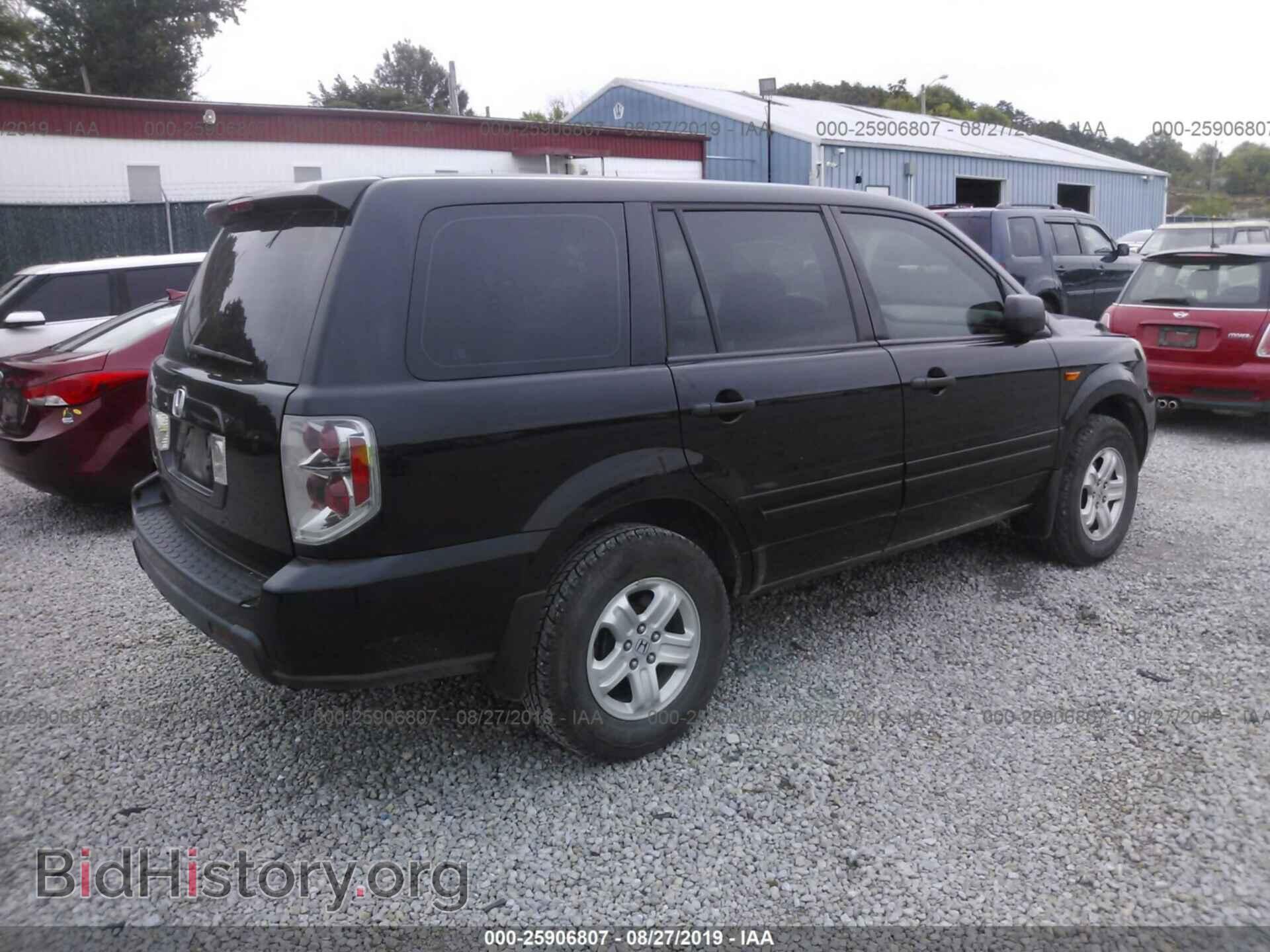 2007 HONDA PILOT - VIN: 5FNYF28167B019092 - Фото 4