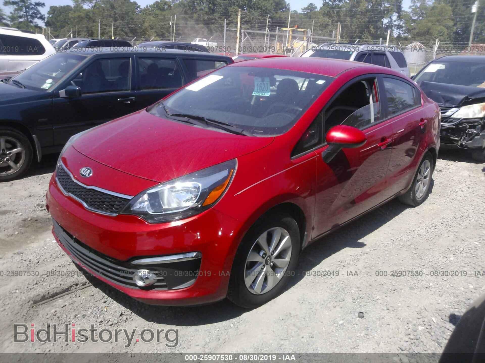 2016 KIA RIO - VIN: KNADN4A3XG6649523 - Фото 2