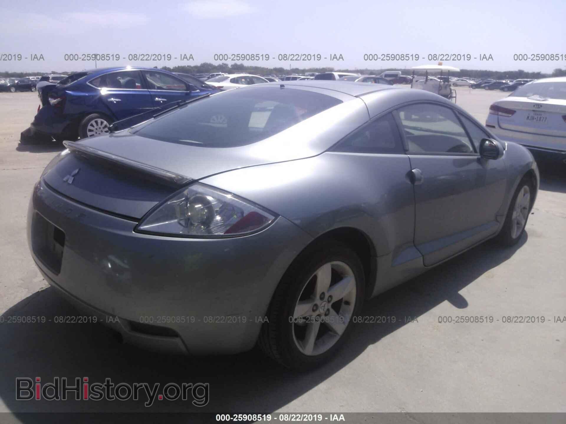 2007 MITSUBISHI ECLIPSE - VIN: 4A3AK24F17E007977 - Фото 4
