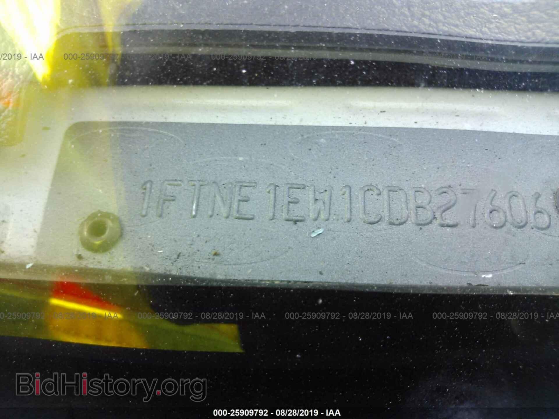 2012 FORD ECONOLINE - VIN: 1FTNE1EW1CDB27606 - Фото 9