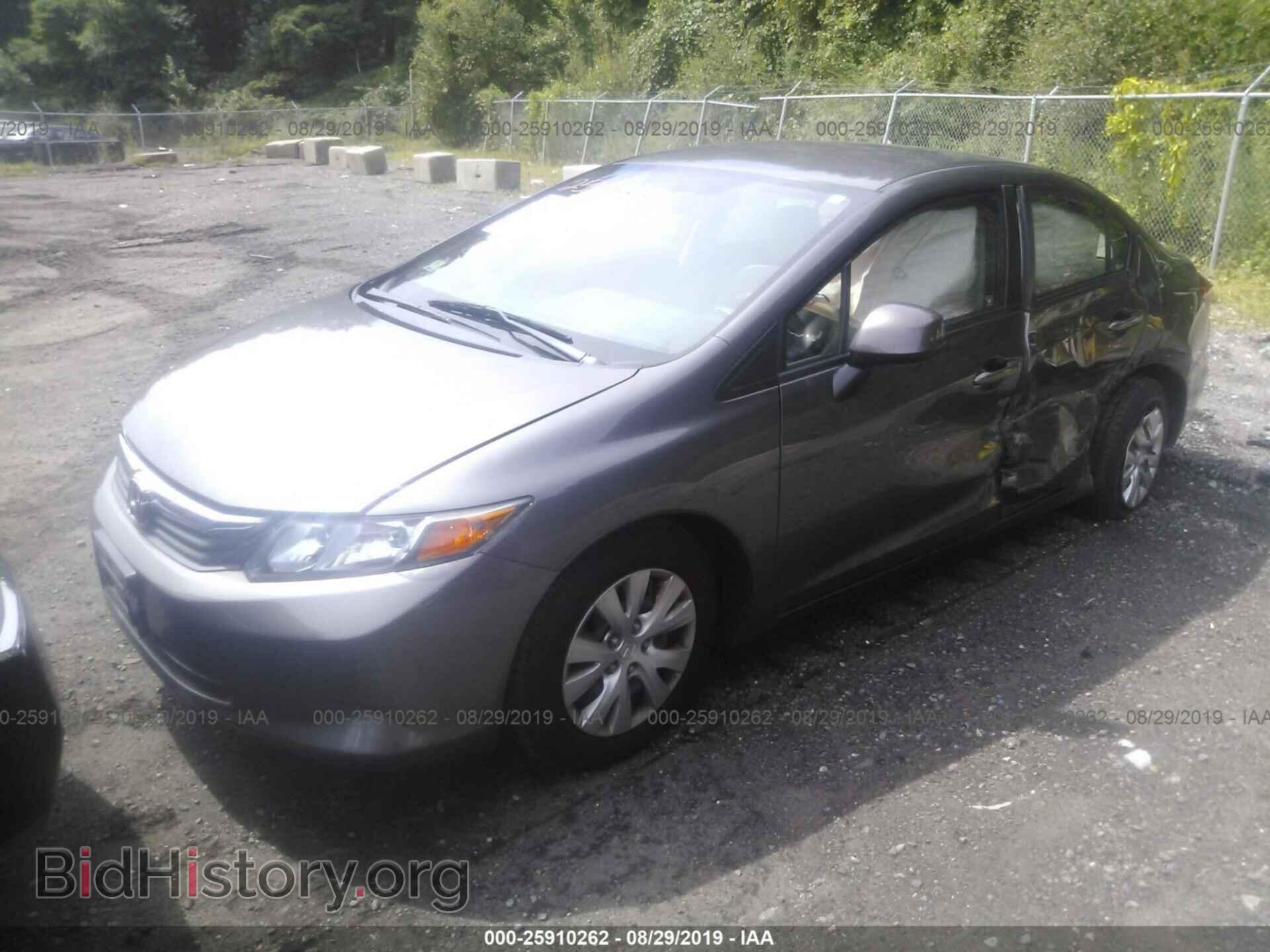 2012 HONDA CIVIC - VIN: 19XFB2F56CE364955 - Фото 2
