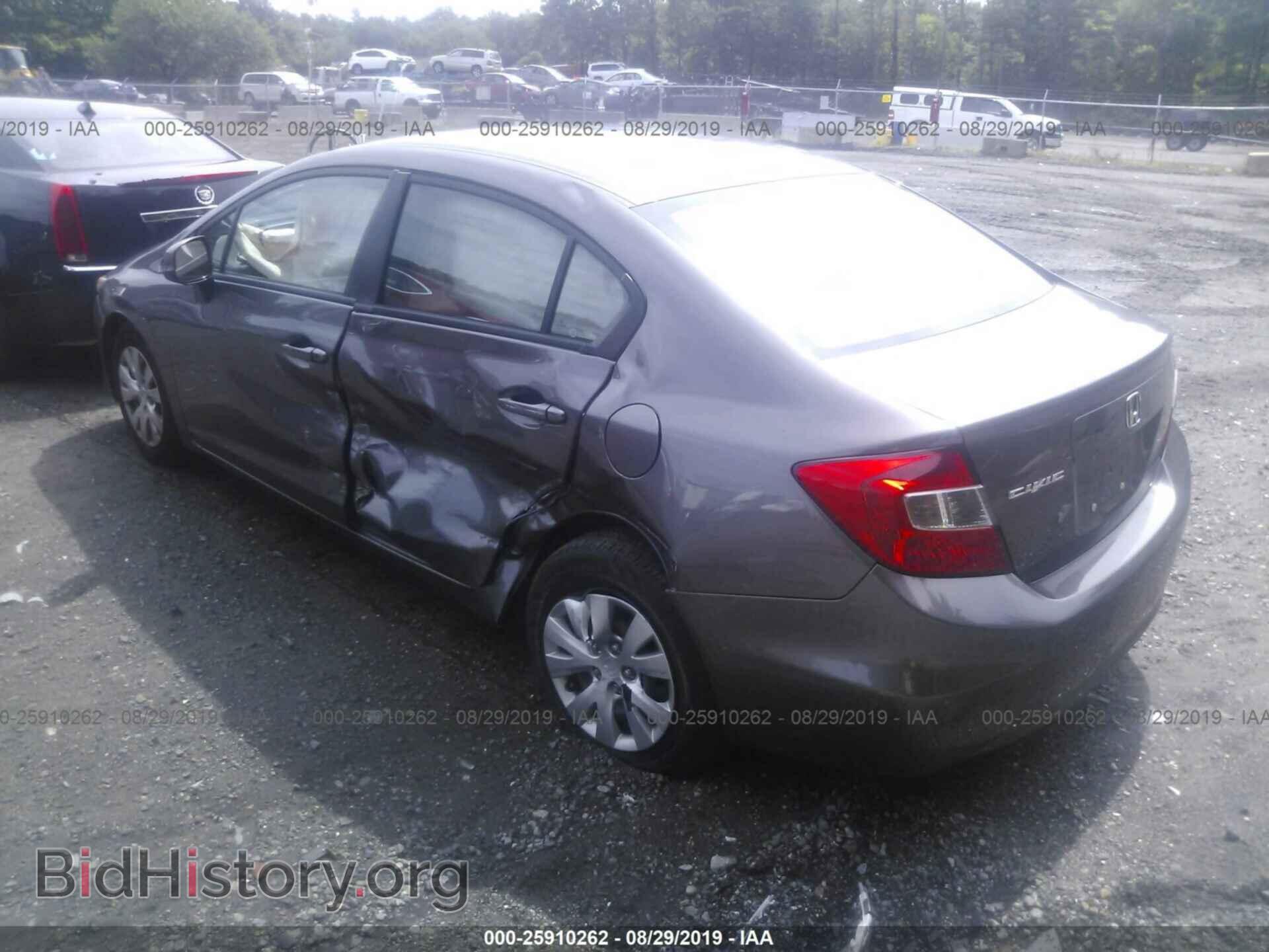 2012 HONDA CIVIC - VIN: 19XFB2F56CE364955 - Фото 3