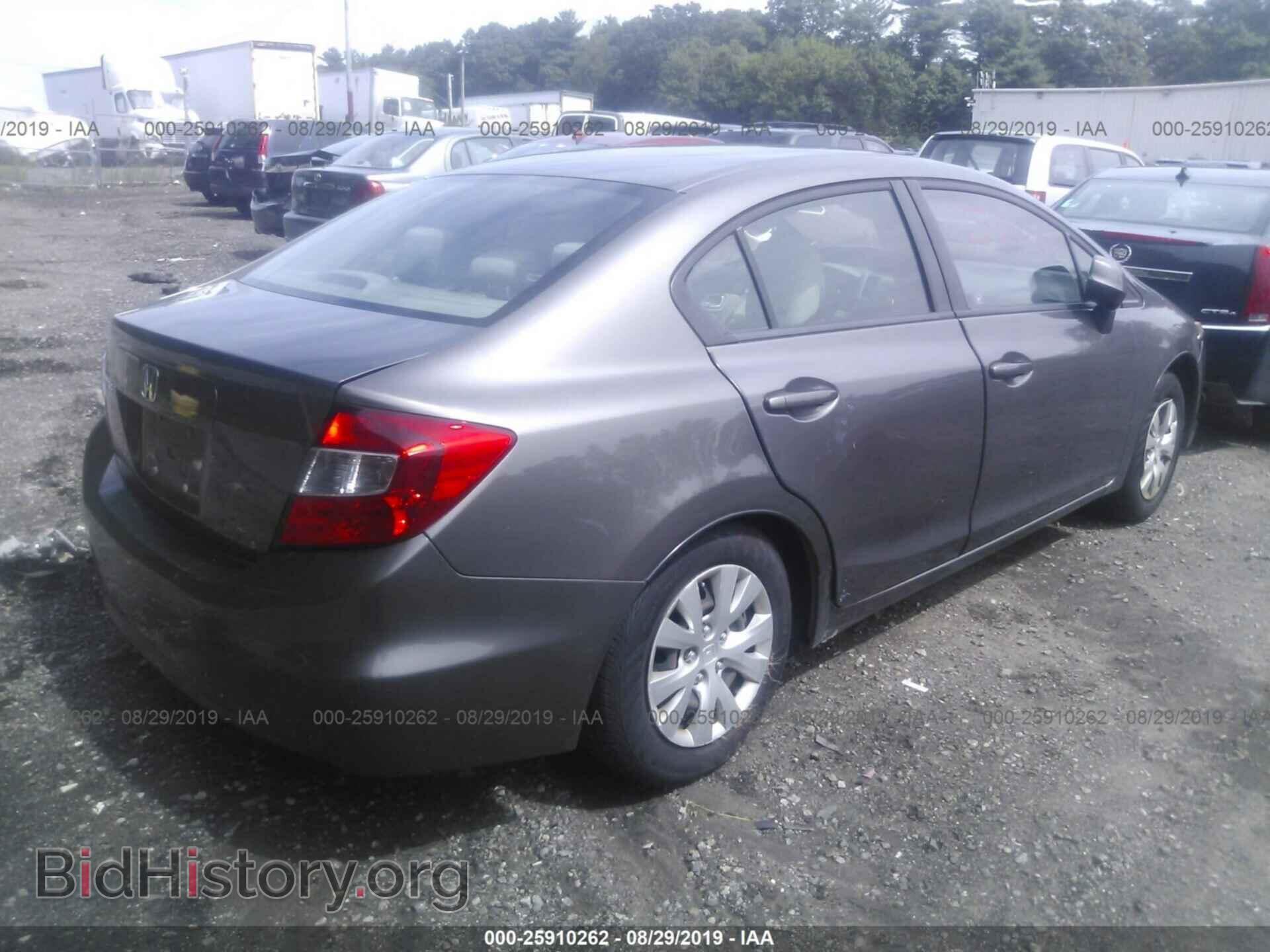 2012 HONDA CIVIC - VIN: 19XFB2F56CE364955 - Фото 4