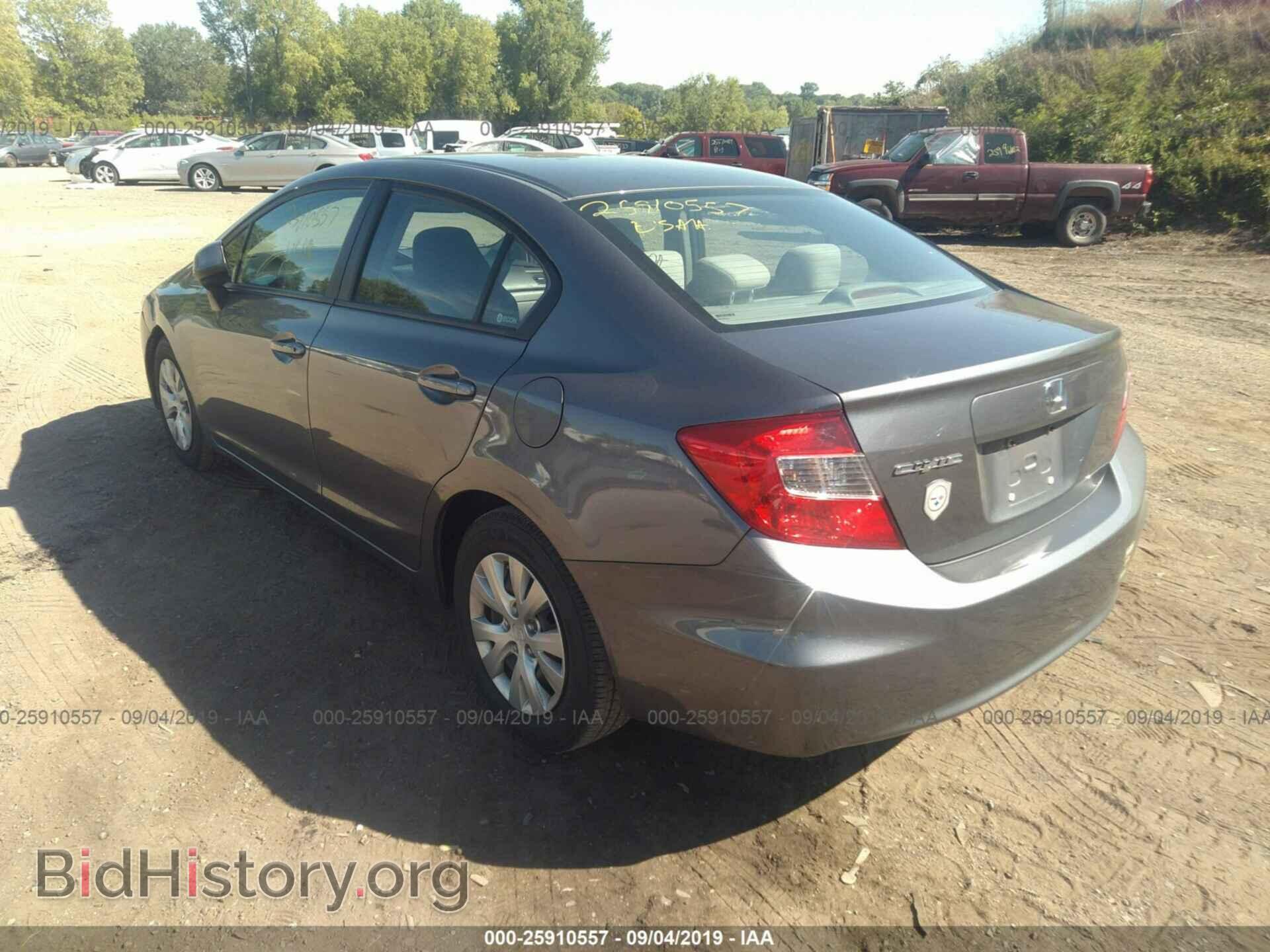 2012 HONDA CIVIC - VIN: 19XFB2F5XCE091051 - Фото 3