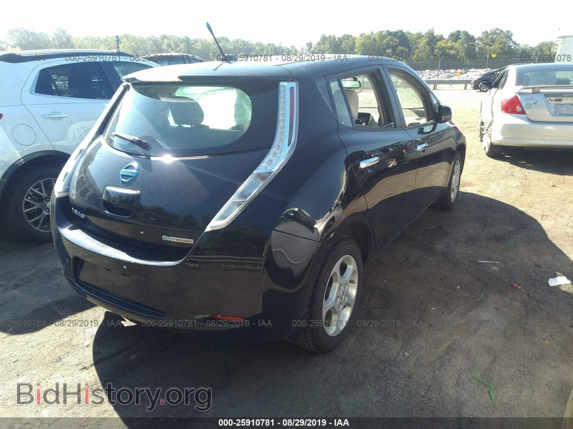2013 NISSAN LEAF - VIN: 1N4AZ0CP2DC401997 - Фото 4