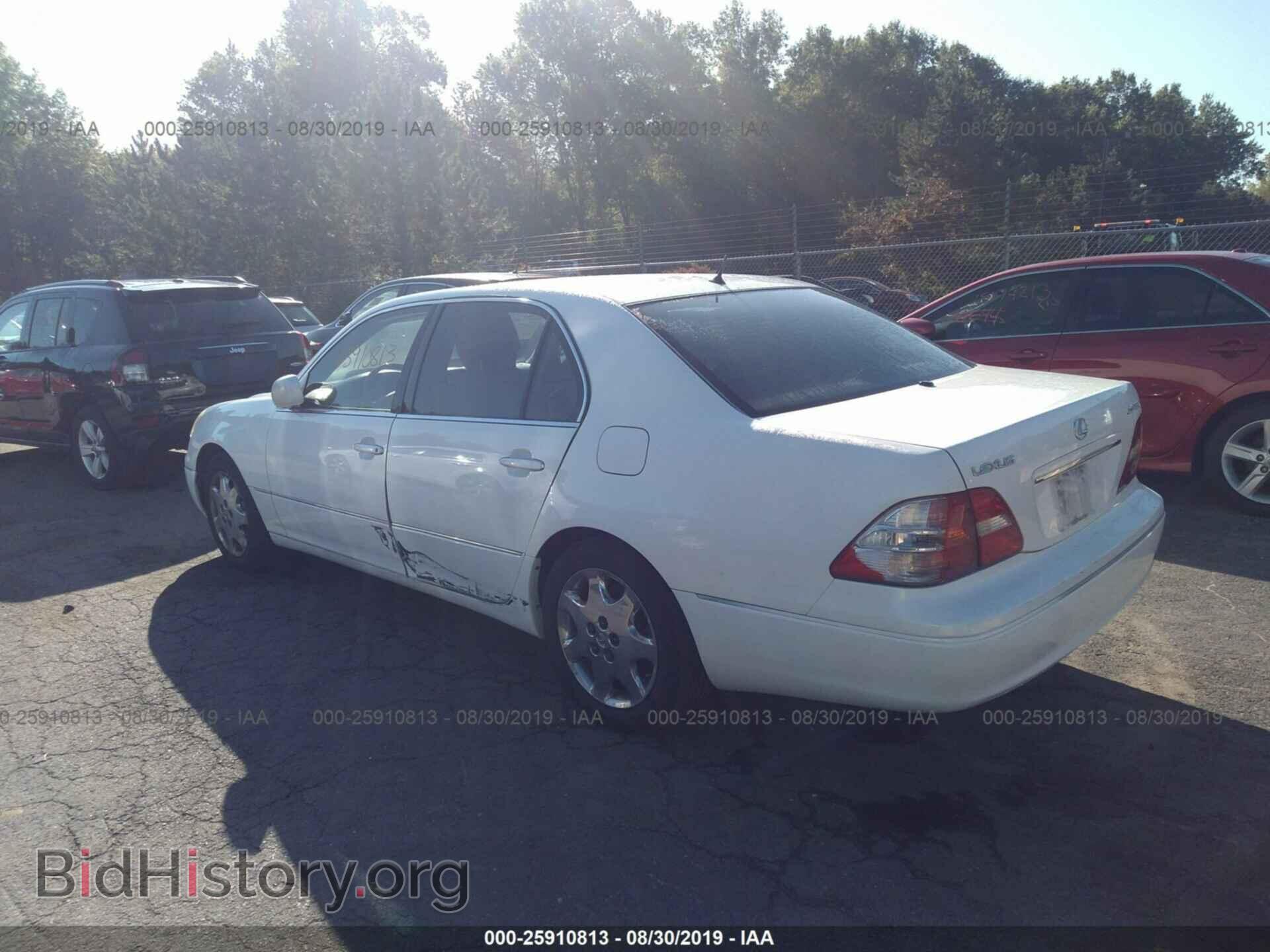 2002 LEXUS LS - VIN: JTHBN30F020069255 - Фото 3