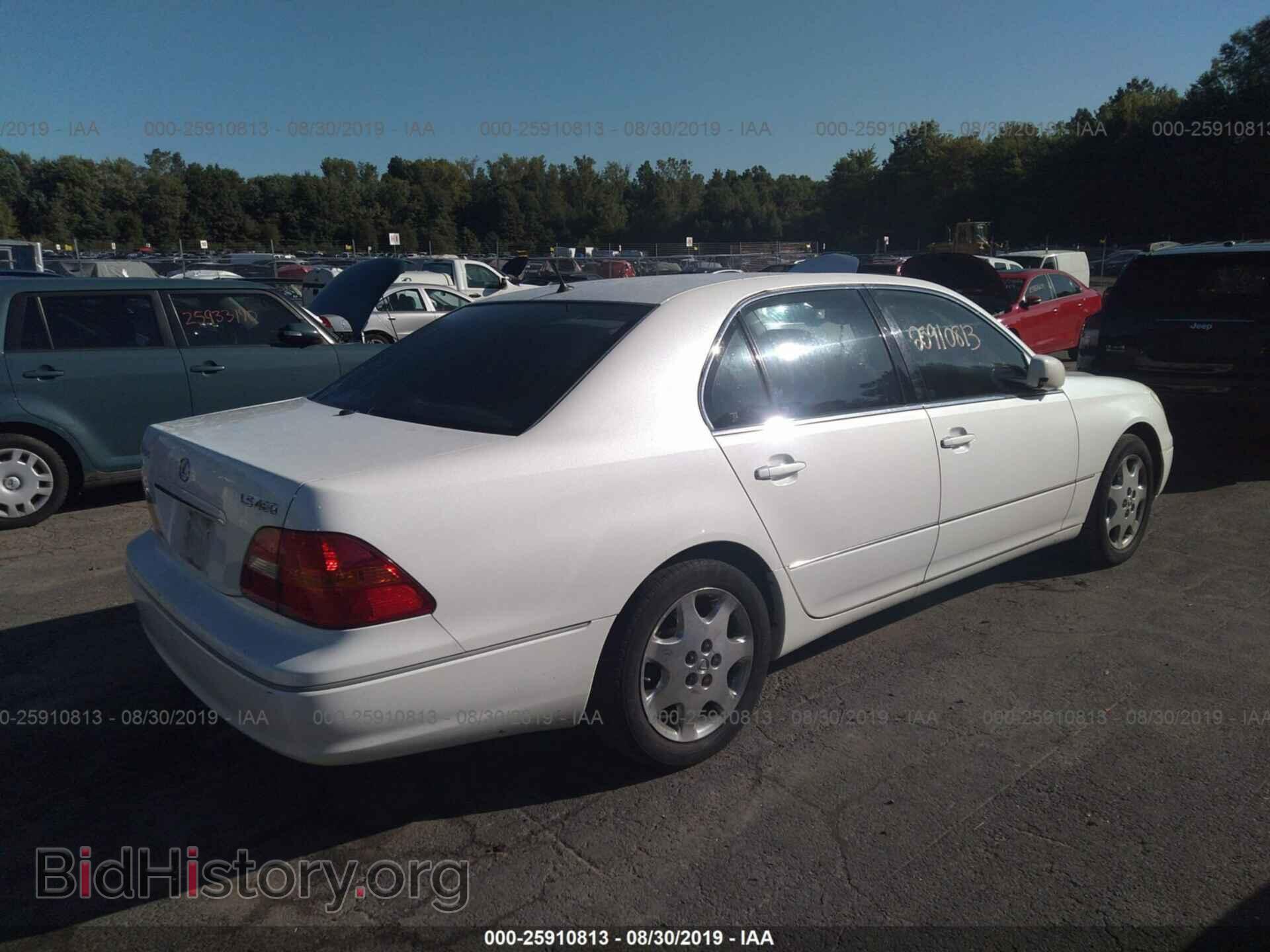 2002 LEXUS LS - VIN: JTHBN30F020069255 - Фото 4