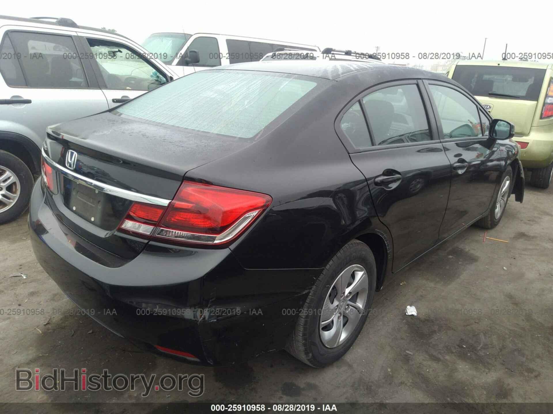 2013 HONDA CIVIC - VIN: 19XFB2F52DE259069 - Фото 4