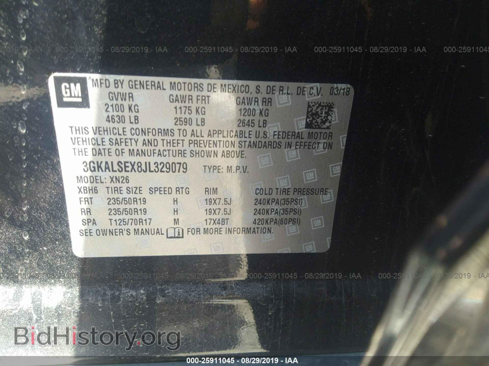 2018 GMC TERRAIN - VIN: 3GKALSEX8JL329079 - Photo 9