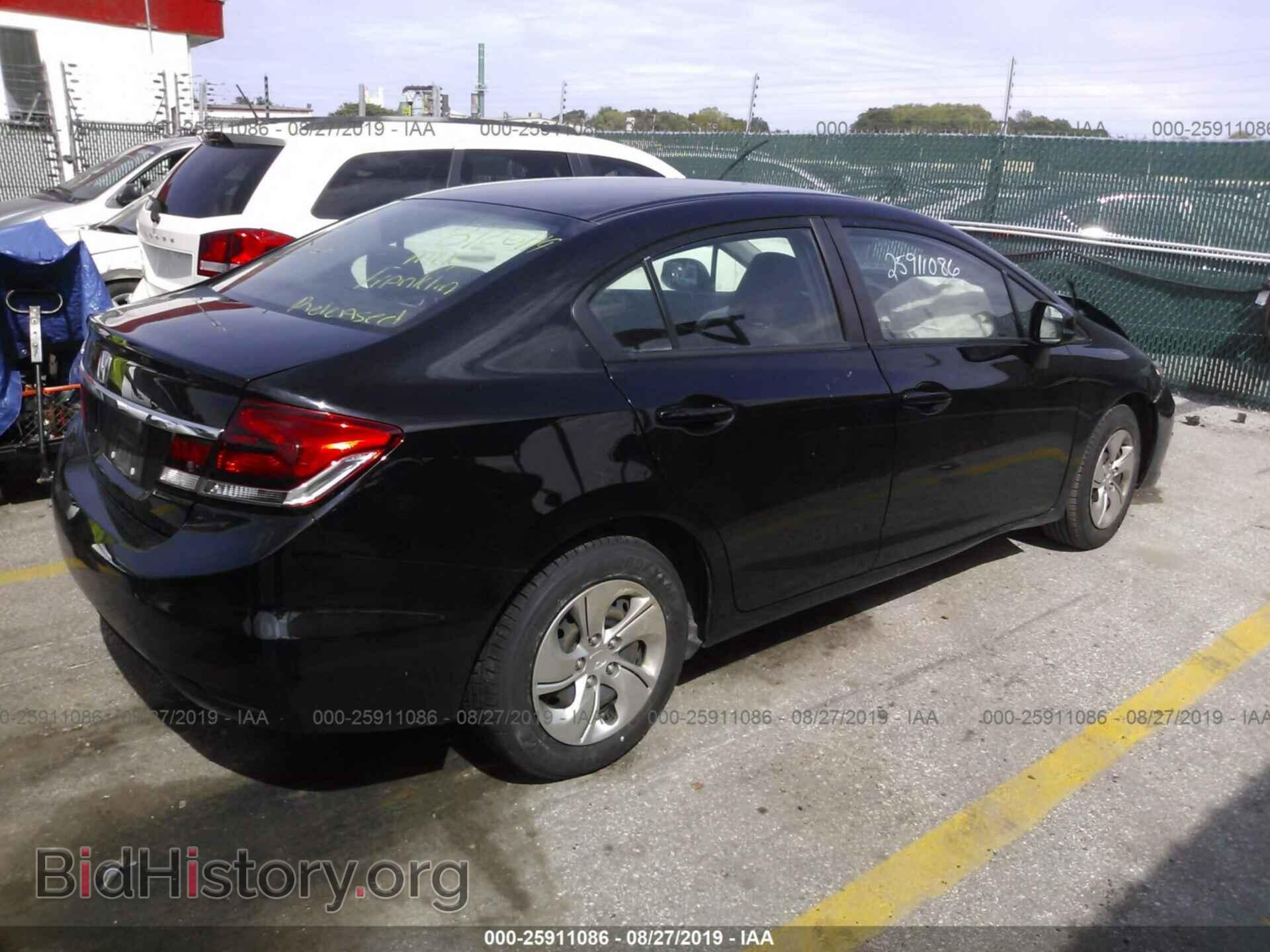 2013 HONDA CIVIC - VIN: 19XFB2F55DE215194 - Фото 4