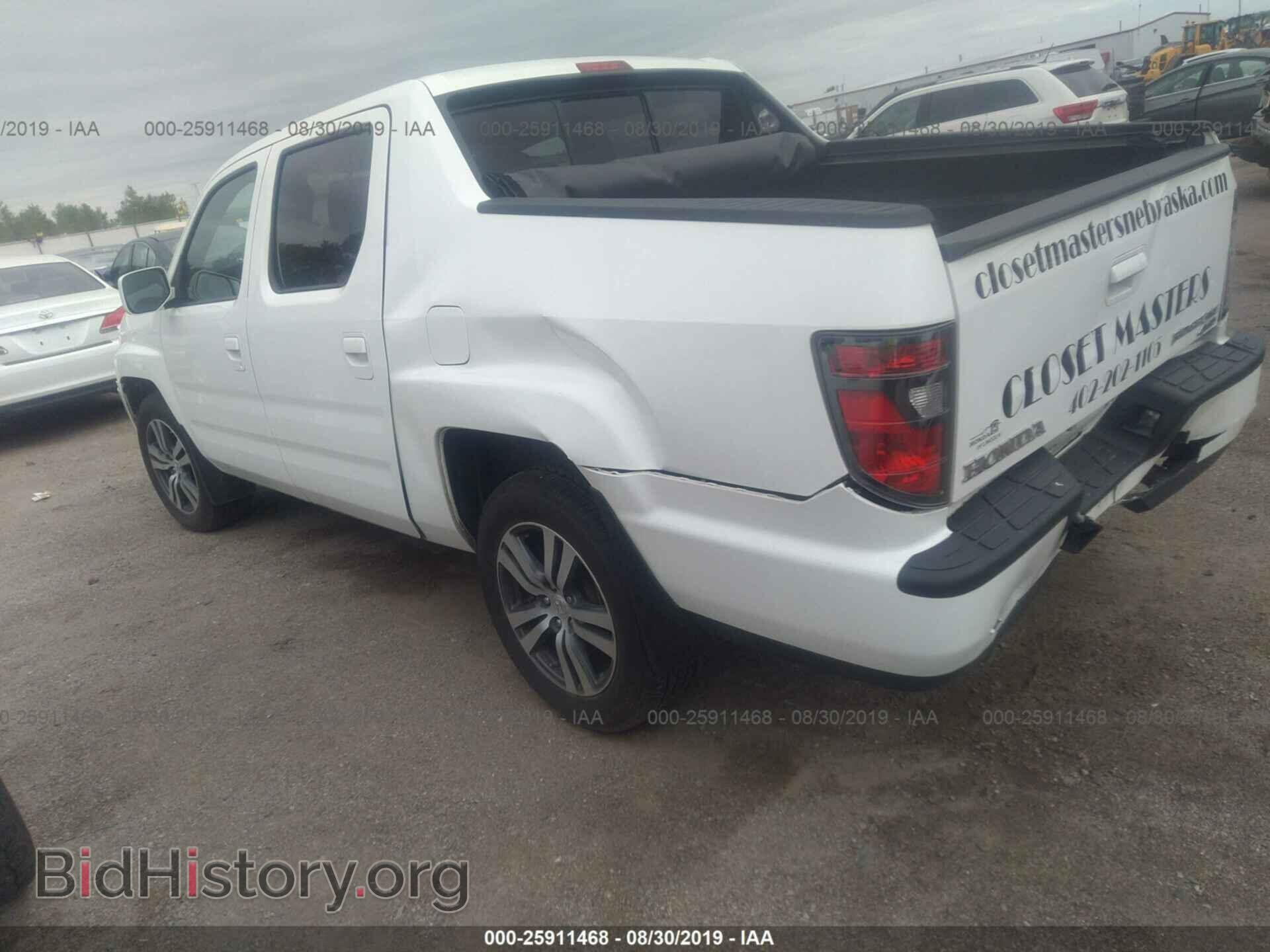 2013 HONDA RIDGELINE - VIN: 5FPYK1F56DB013243 - Фото 3