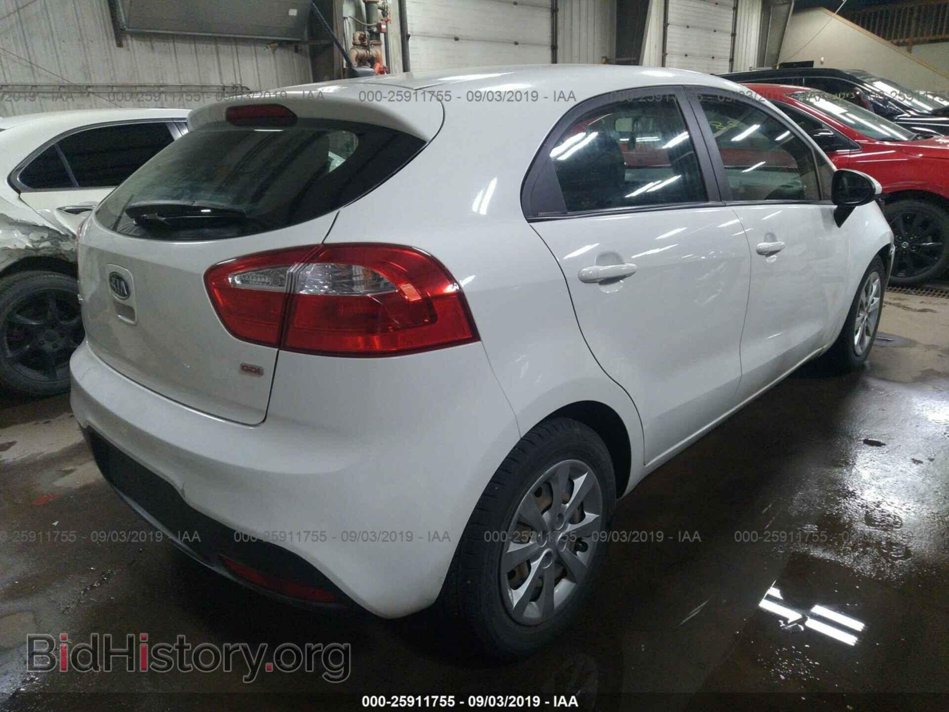 2013 KIA RIO - VIN: KNADM5A35D6111123 - Фото 4
