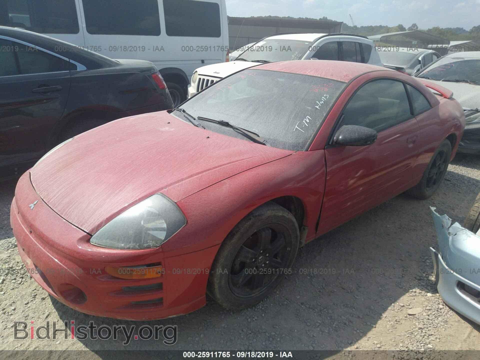 2003 MITSUBISHI ECLIPSE - VIN: 4A3AC44G73E002763 - Фото 2