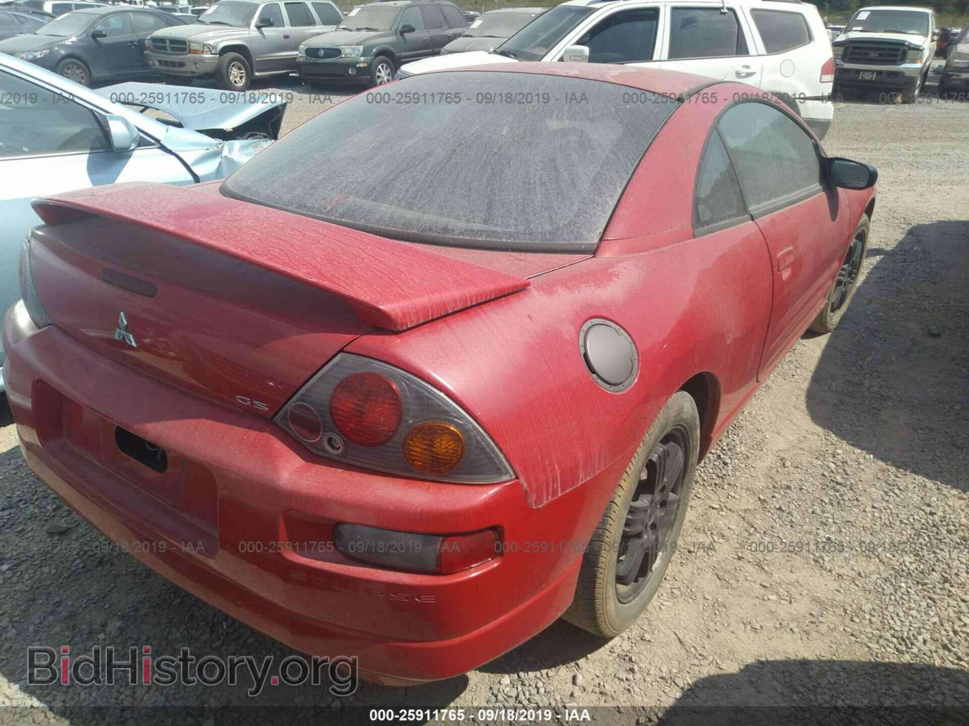 2003 MITSUBISHI ECLIPSE - VIN: 4A3AC44G73E002763 - Фото 4