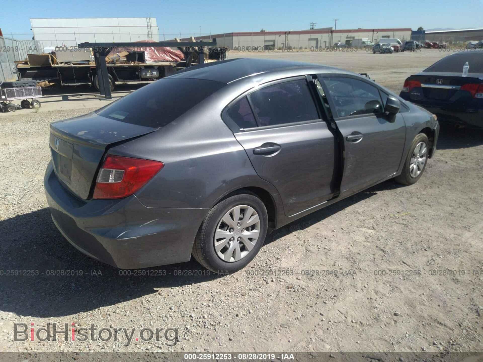 2012 HONDA CIVIC - VIN: 19XFB2F52CE317714 - Фото 4