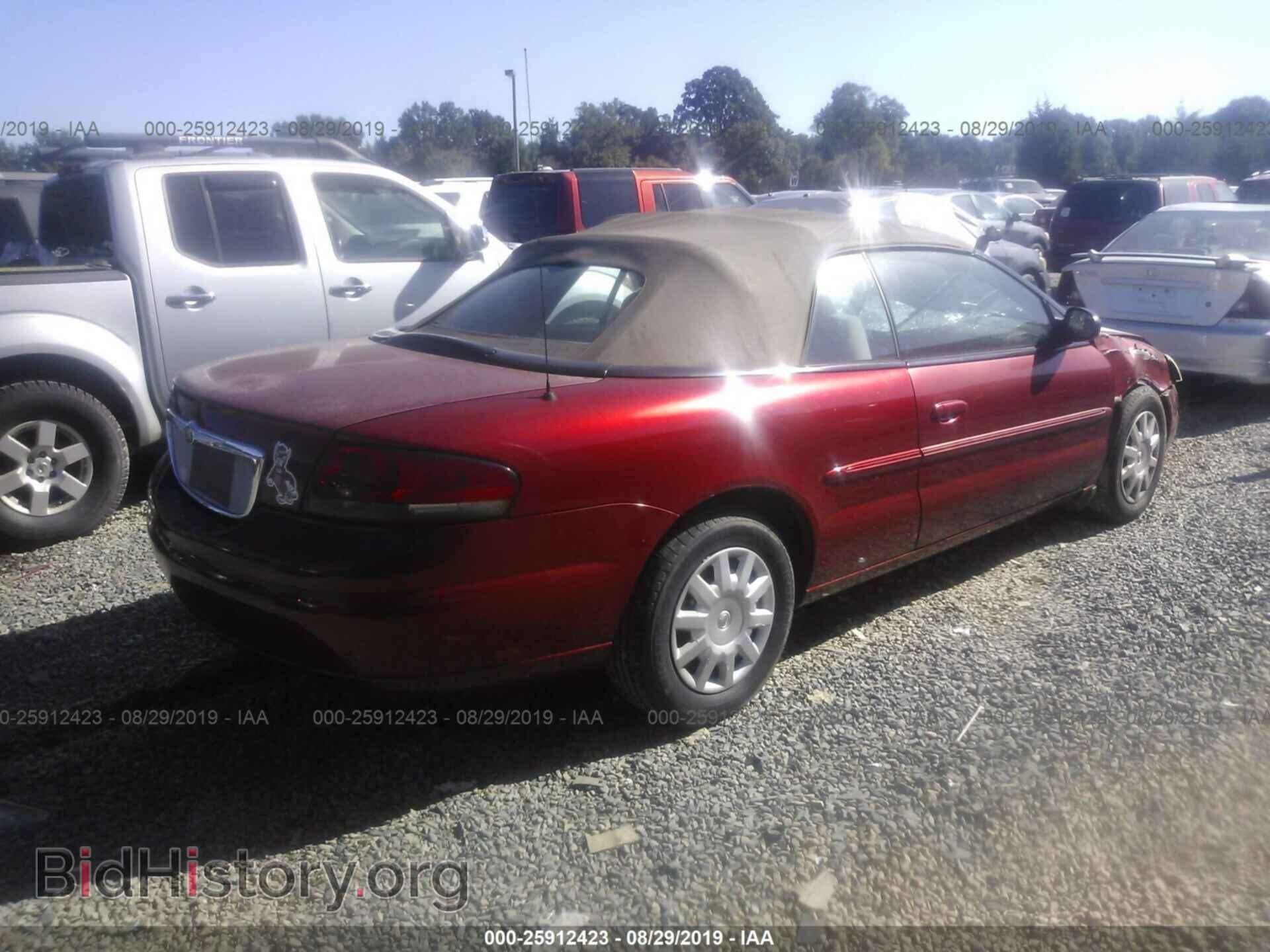 2004 CHRYSLER SEBRING - VIN: 1C3EL45X14N318328 - Фото 4