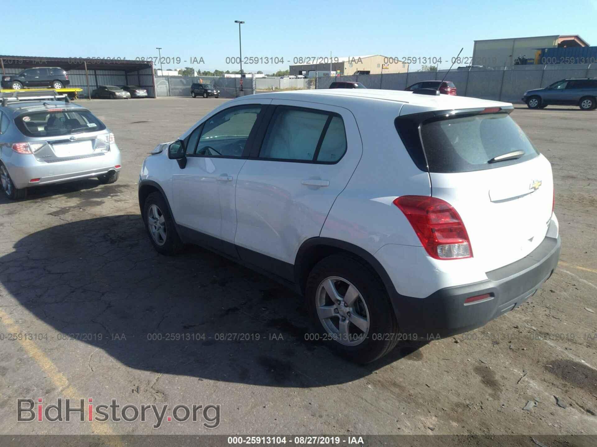 2016 CHEVROLET TRAX - VIN: 3GNCJNSB9GL257829 - Фото 3