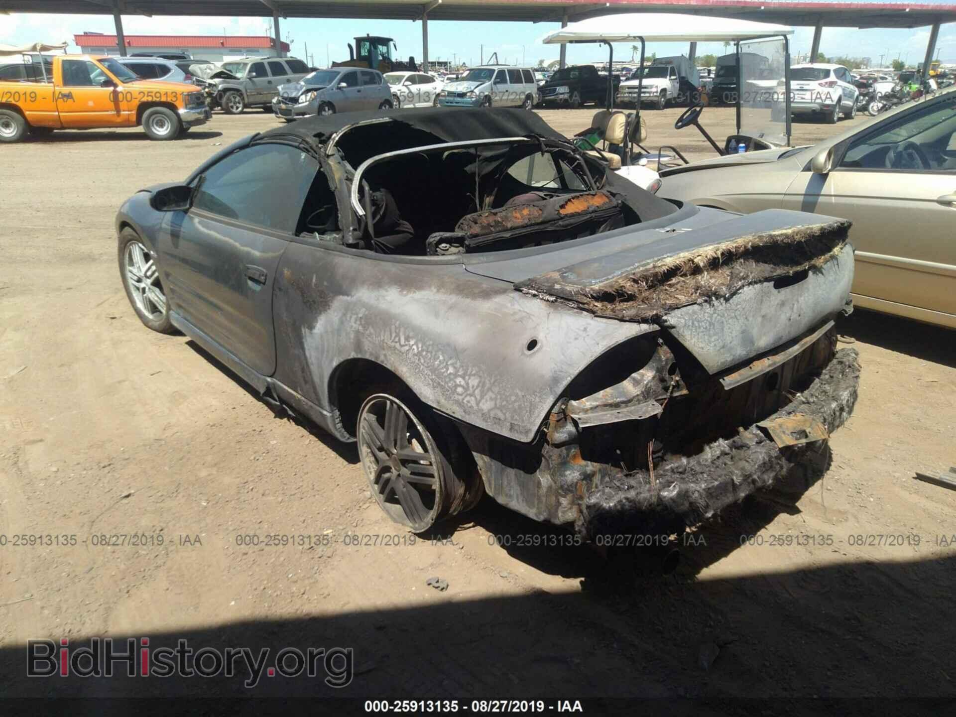 2003 MITSUBISHI ECLIPSE - VIN: 4A3AE75H93E015615 - Фото 3