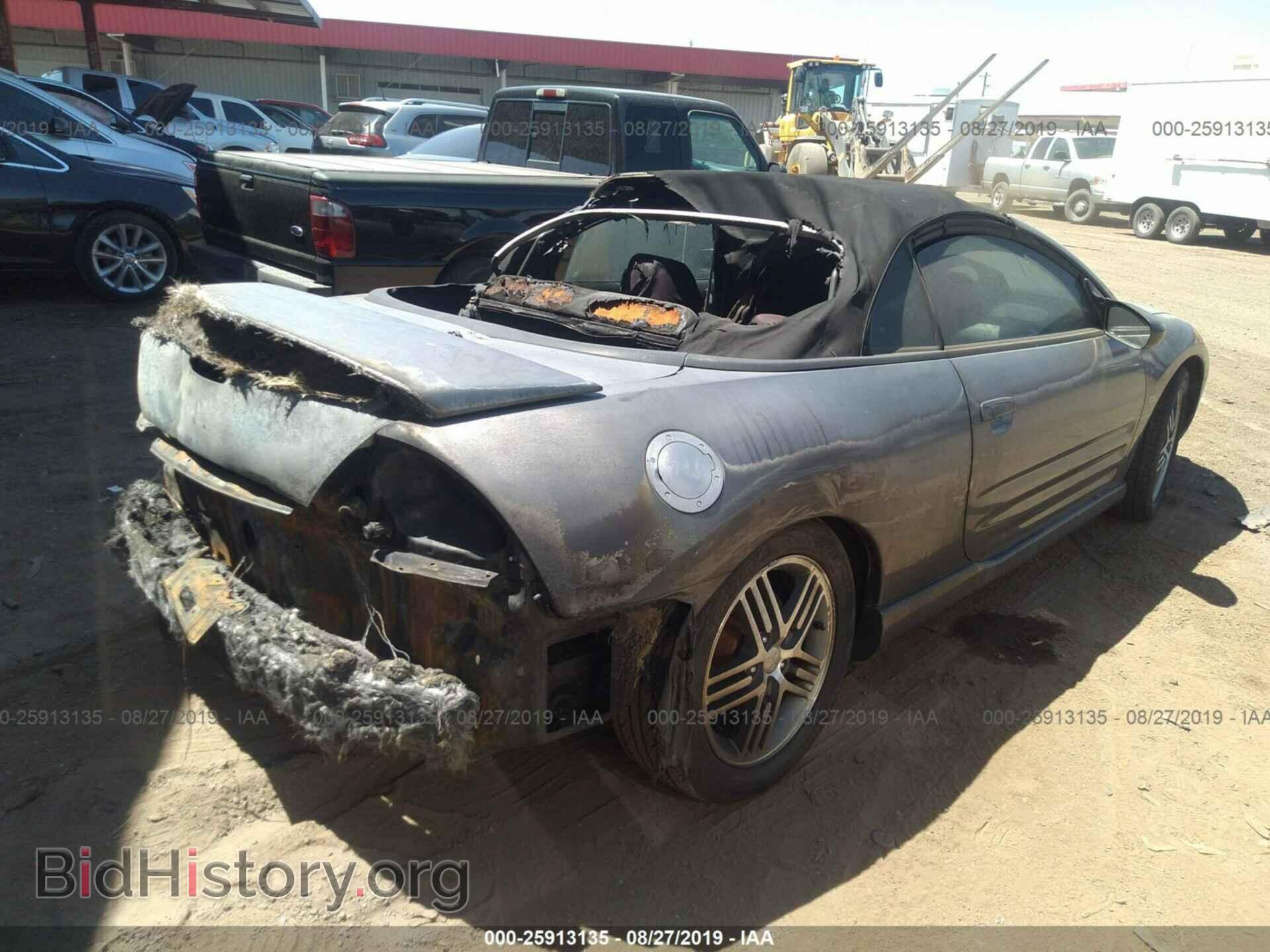 2003 MITSUBISHI ECLIPSE - VIN: 4A3AE75H93E015615 - Фото 4