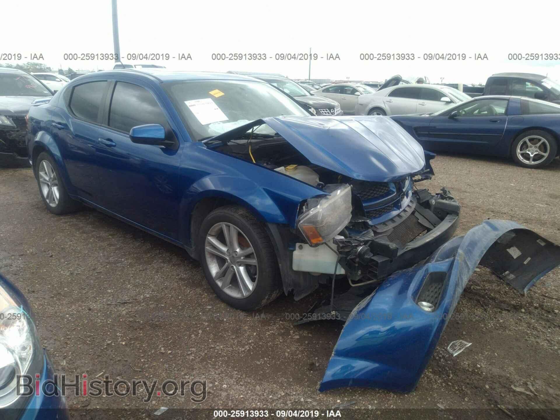 Photo 1C3CDZCB2EN233962 - DODGE AVENGER 2014