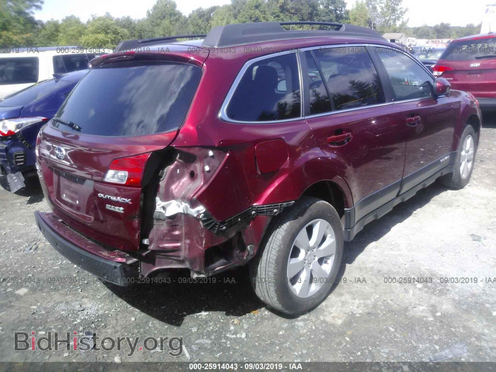 2012 SUBARU OUTBACK - VIN: 4S4BRBCC4C3296400 - Фото 4