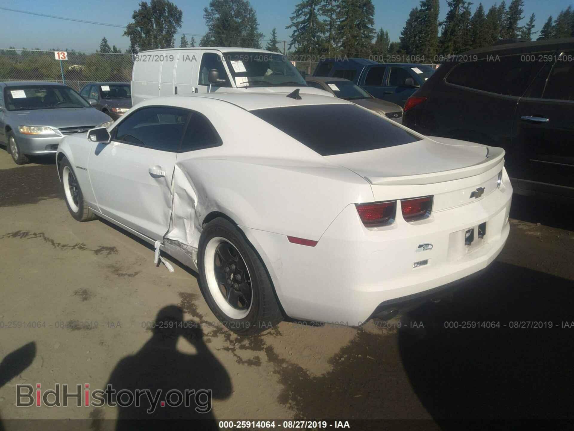 2012 CHEVROLET CAMARO - VIN: 2G1FE1E31C9193444 - Фото 3