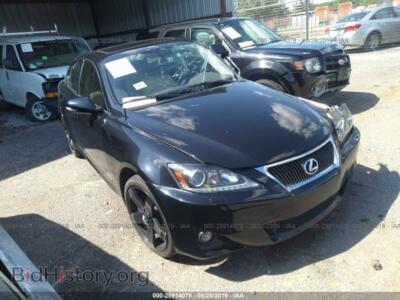 2012 Lexus IS 350, черный — VIN JTHBE5C27C5031112, IAAI