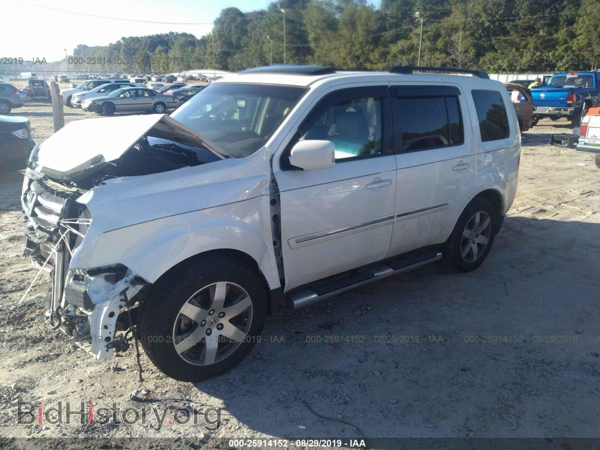 2012 HONDA PILOT - VIN: 5FNYF3H90CB033169 - Фото 2