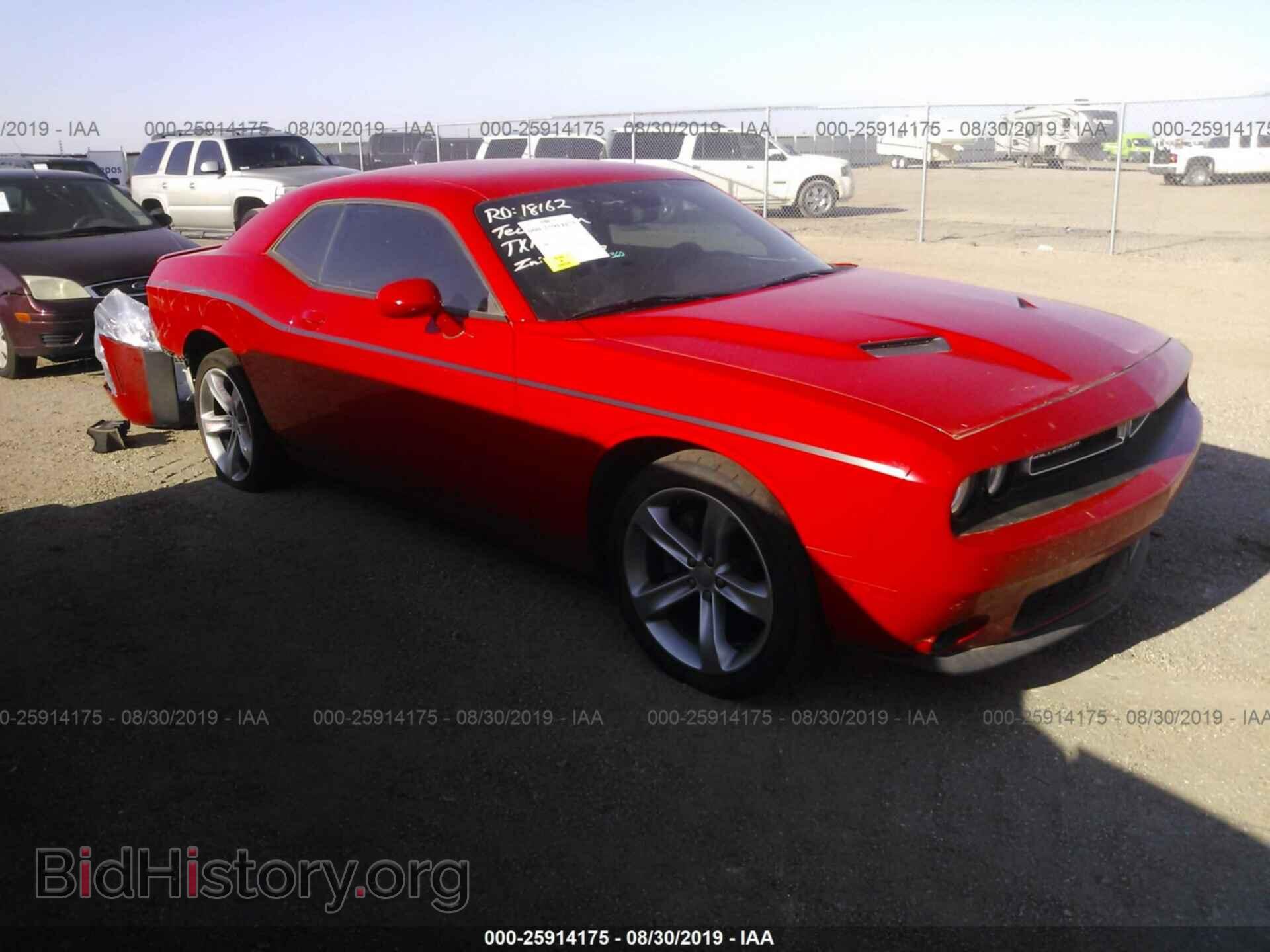 Photo 2C3CDZAG8GH129342 - DODGE CHALLENGER 2016