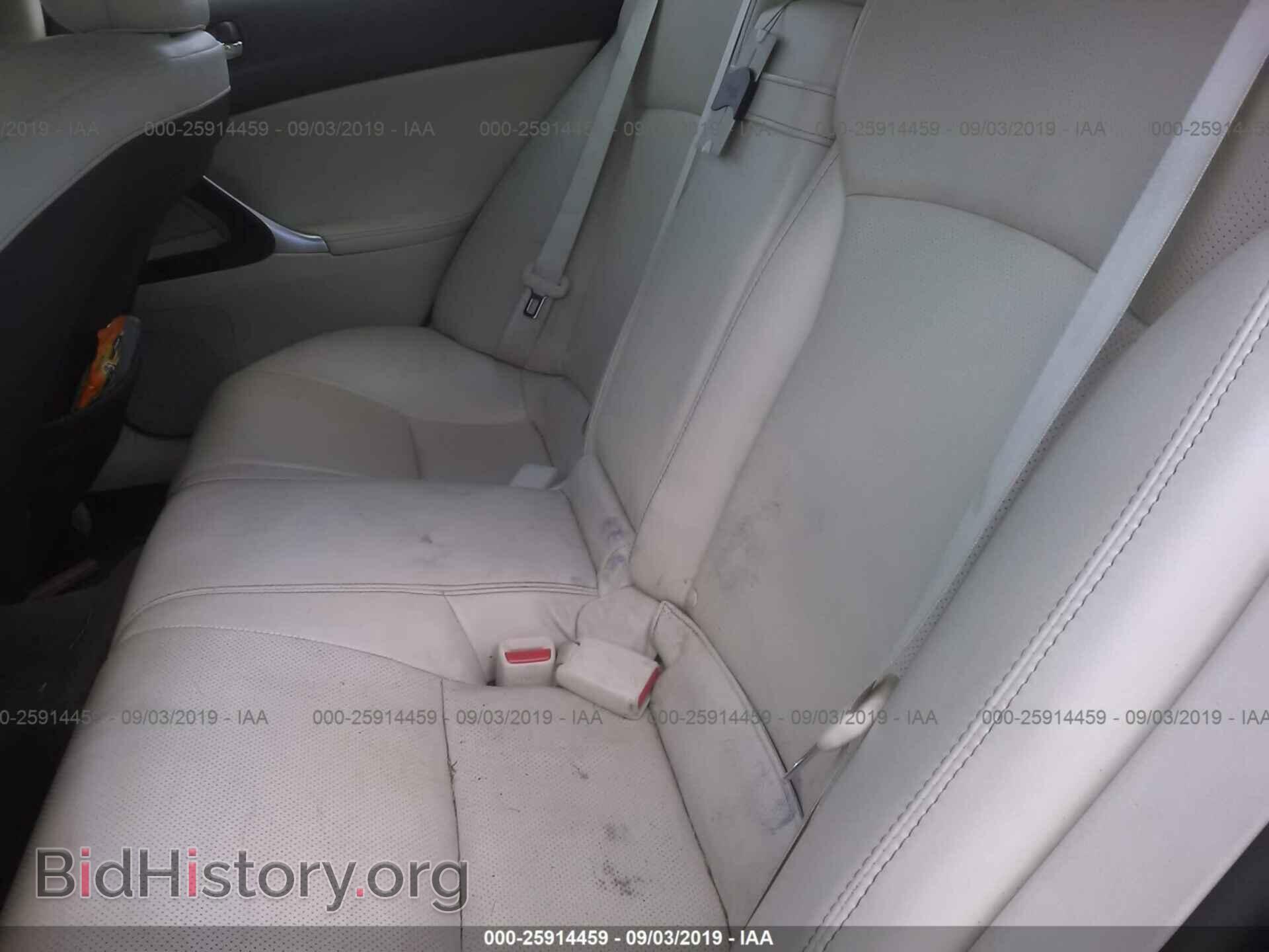 2010 LEXUS IS - VIN: JTHBF5C26A5118509 - Фото 8