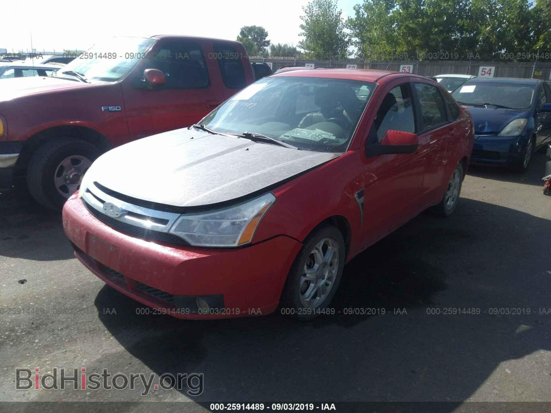 2008 FORD FOCUS - VIN: 1FAHP35N38W111368 - Фото 2