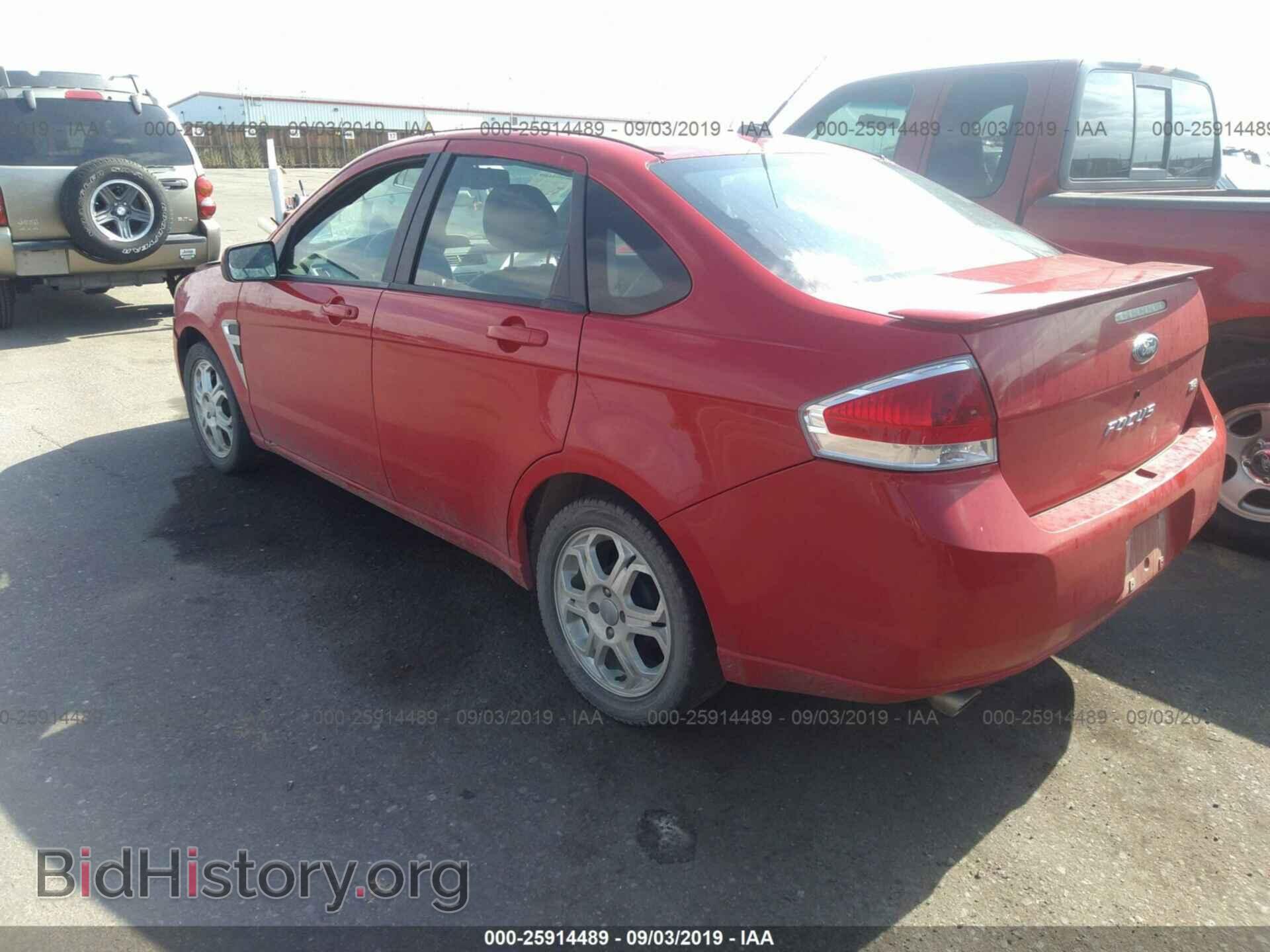 2008 FORD FOCUS - VIN: 1FAHP35N38W111368 - Фото 3