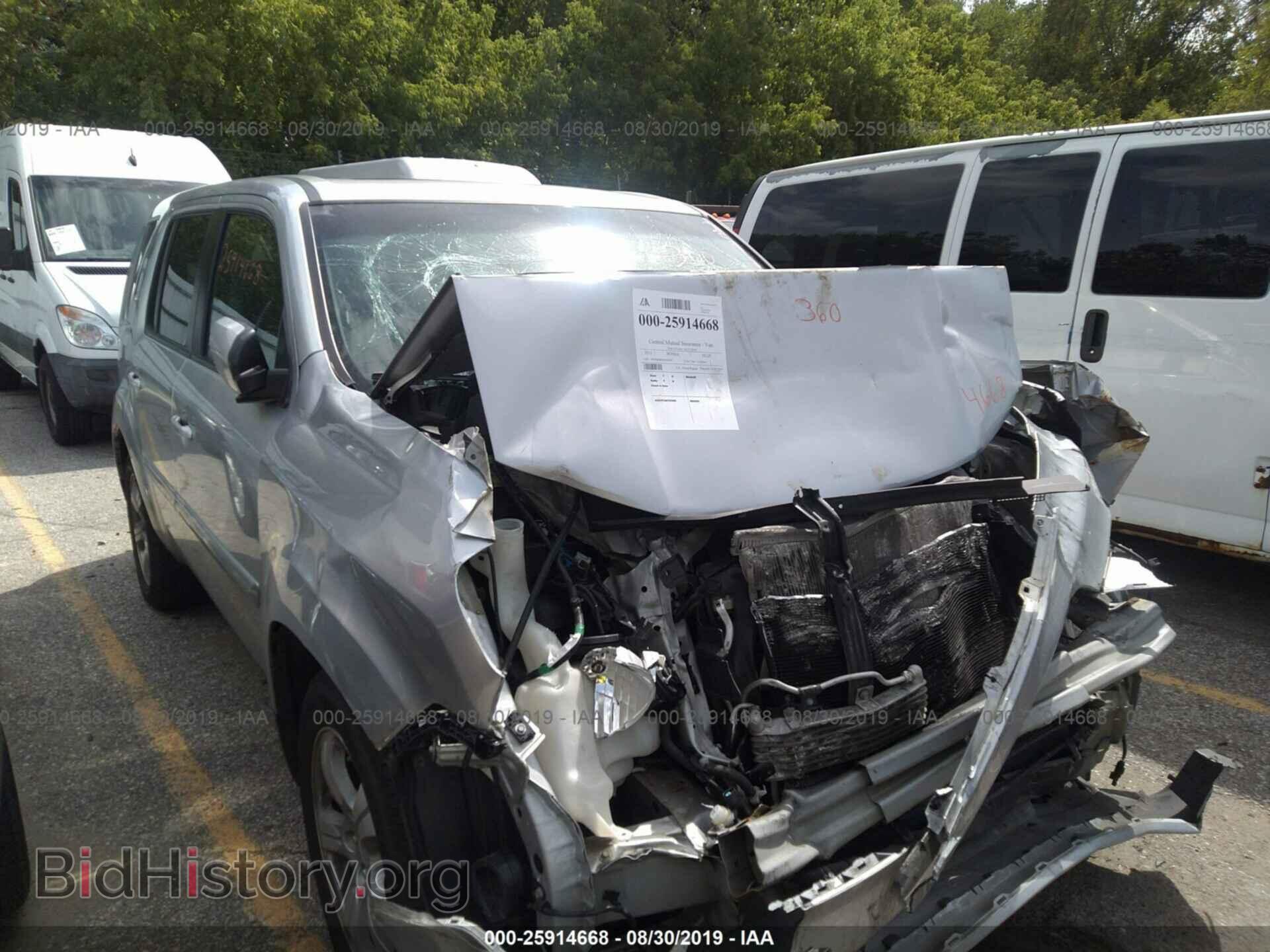 Фотография 5FNYF4H52CB070937 - HONDA PILOT 2012
