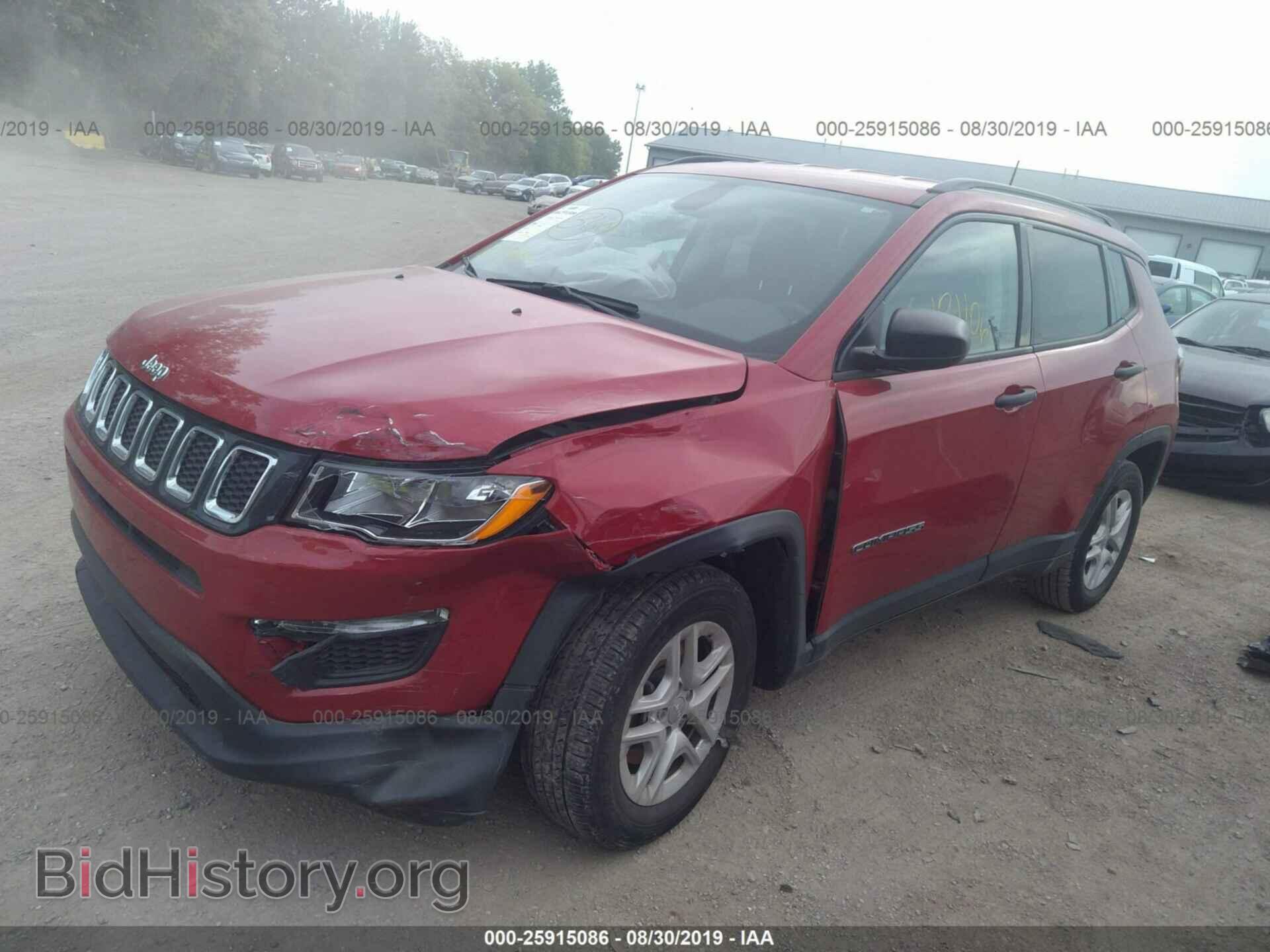 2017 JEEP COMPASS - VIN: 3C4NJCAB6HT652267 - Фото 2