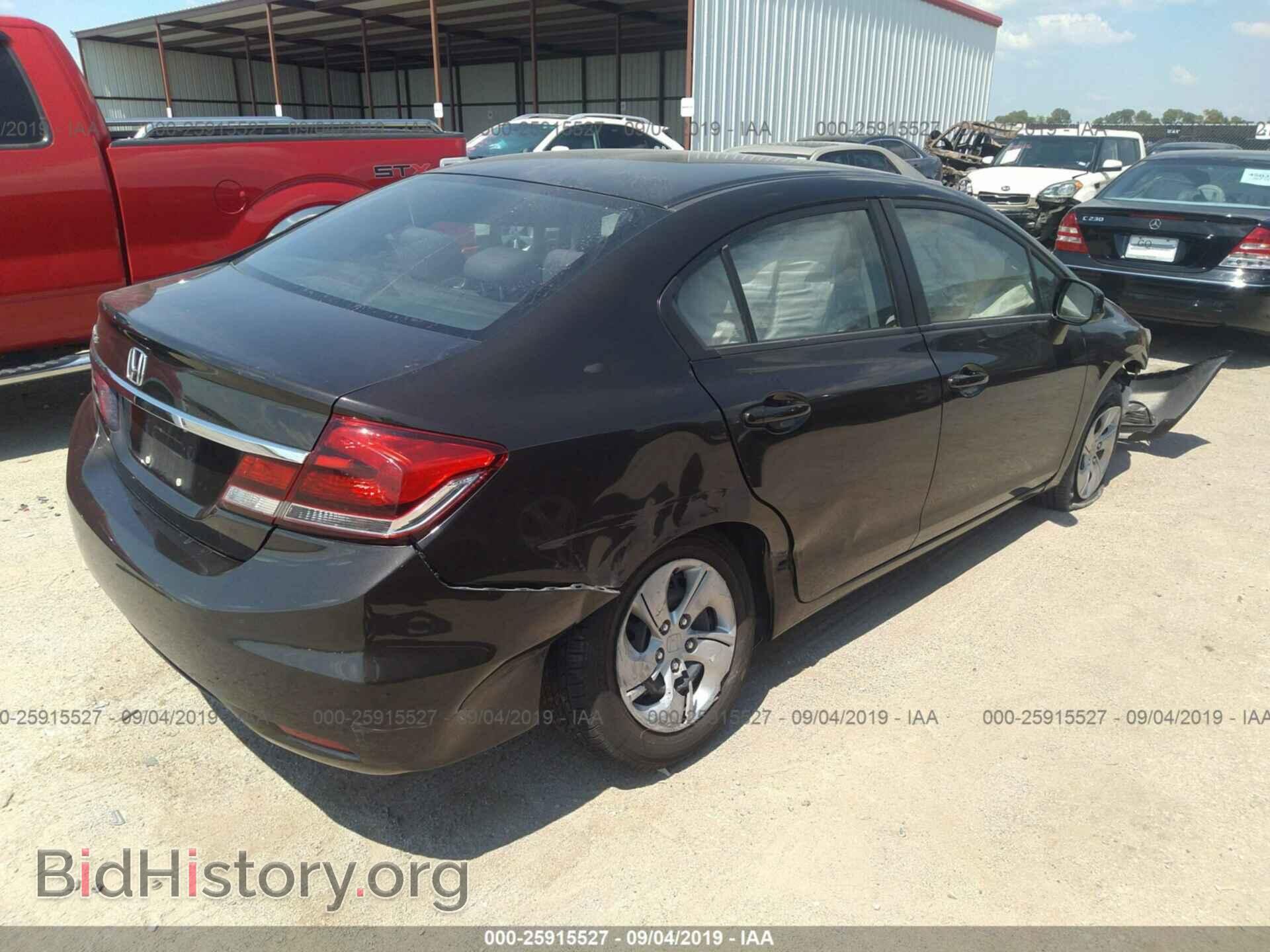 2013 HONDA CIVIC - VIN: 2HGFB2F56DH552382 - Фото 4