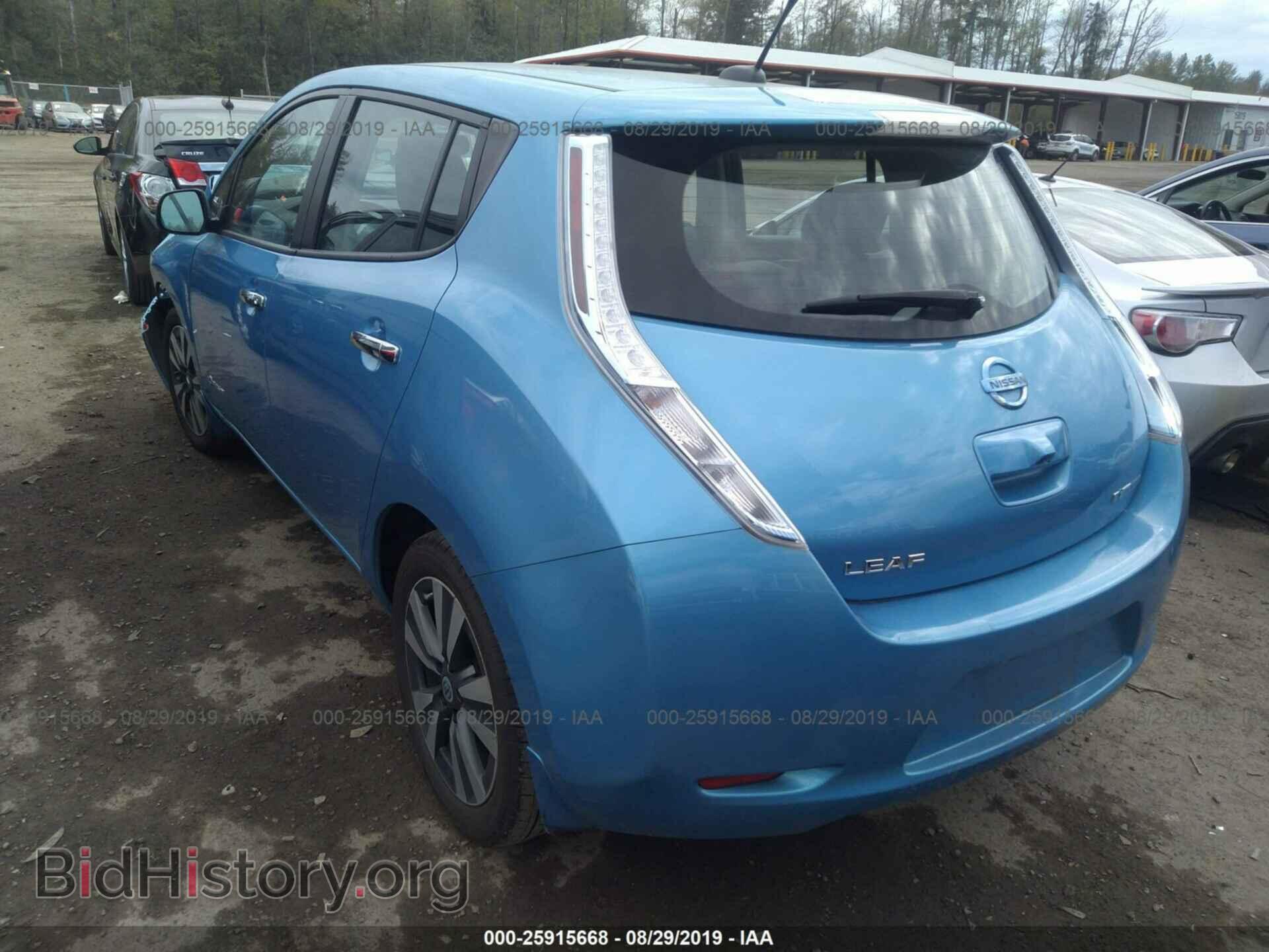 2013 NISSAN LEAF - VIN: 1N4AZ0CP8DC424989 - Фото 3