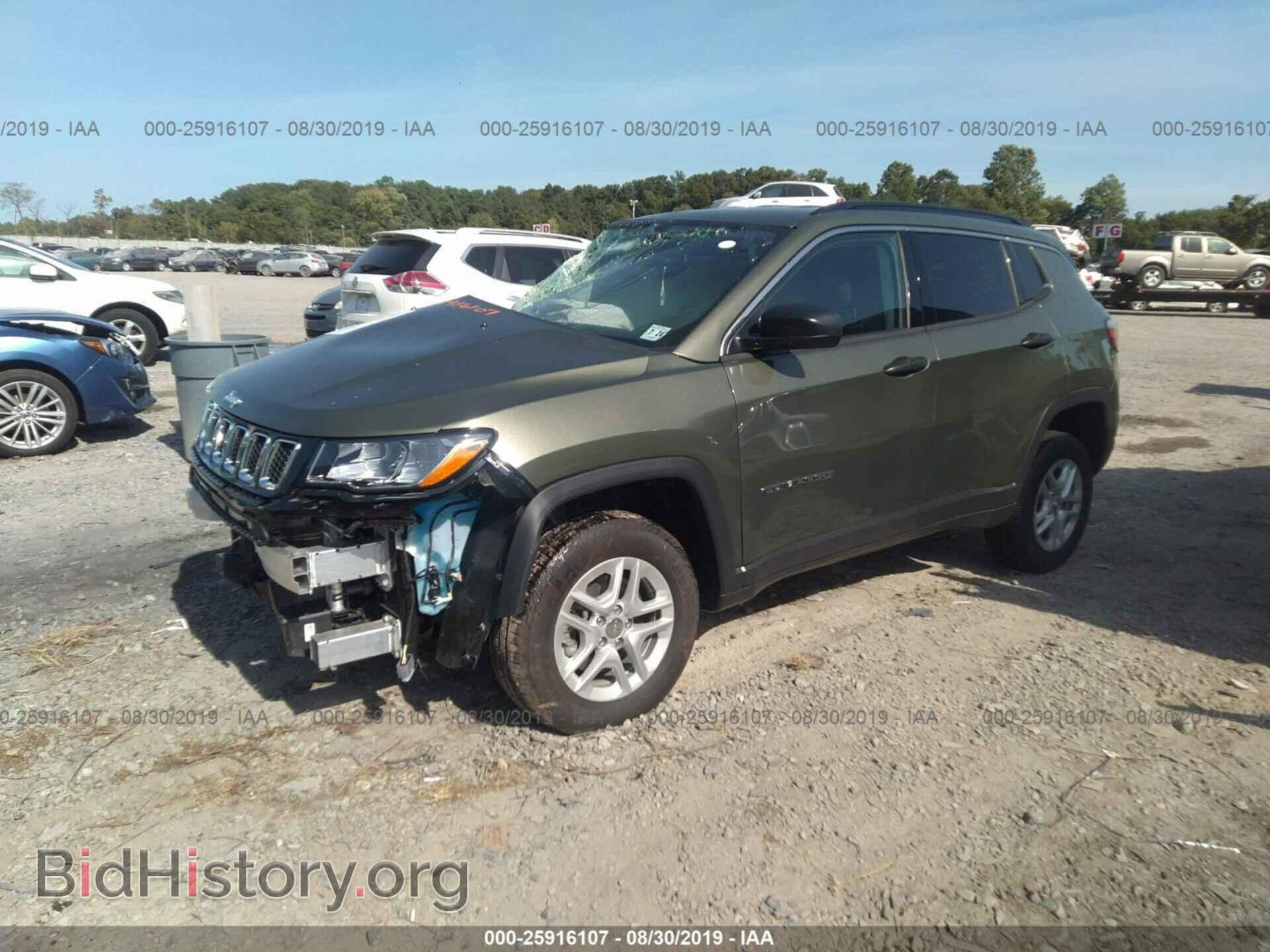 2019 JEEP COMPASS - VIN: 3C4NJDAB8KT735602 - Фото 2