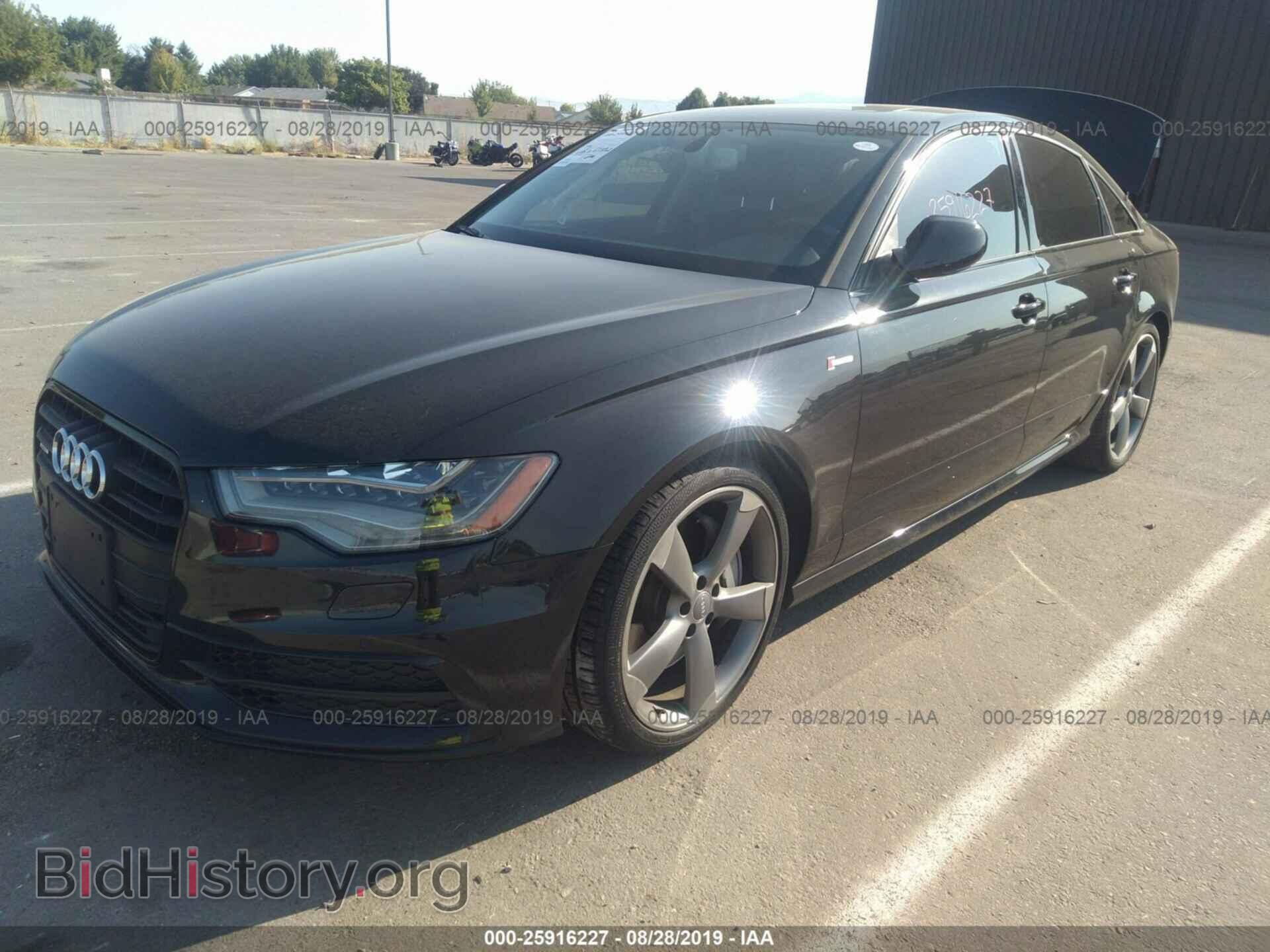 2014 AUDI A6 - VIN: WAUHGAFC5EN046873 - Фото 2