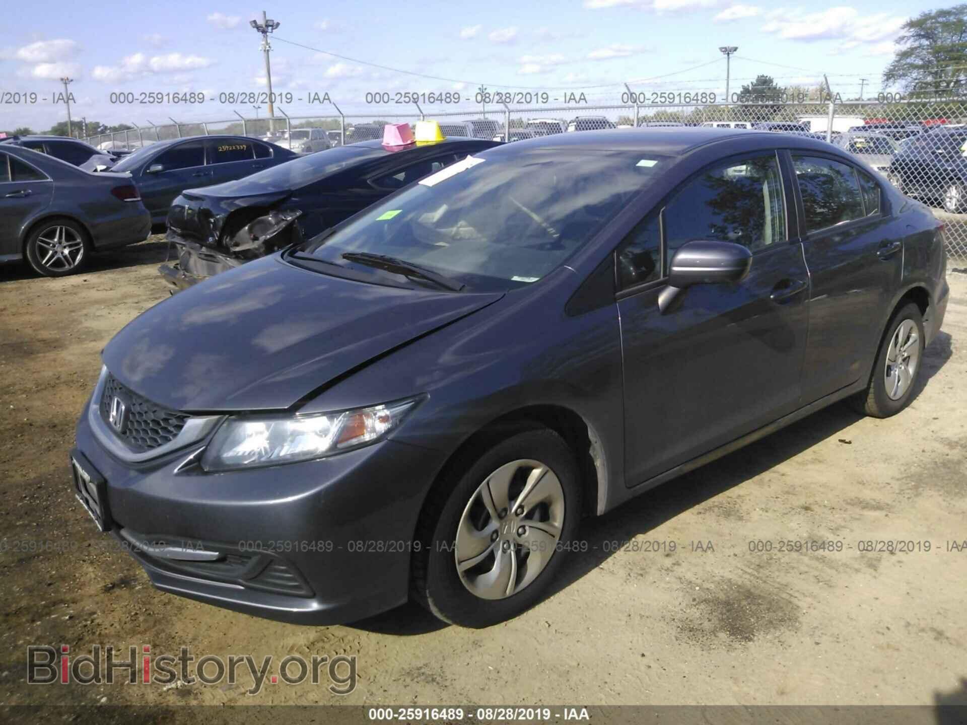 2014 HONDA CIVIC - VIN: 2HGFB2F54EH540667 - Фото 2