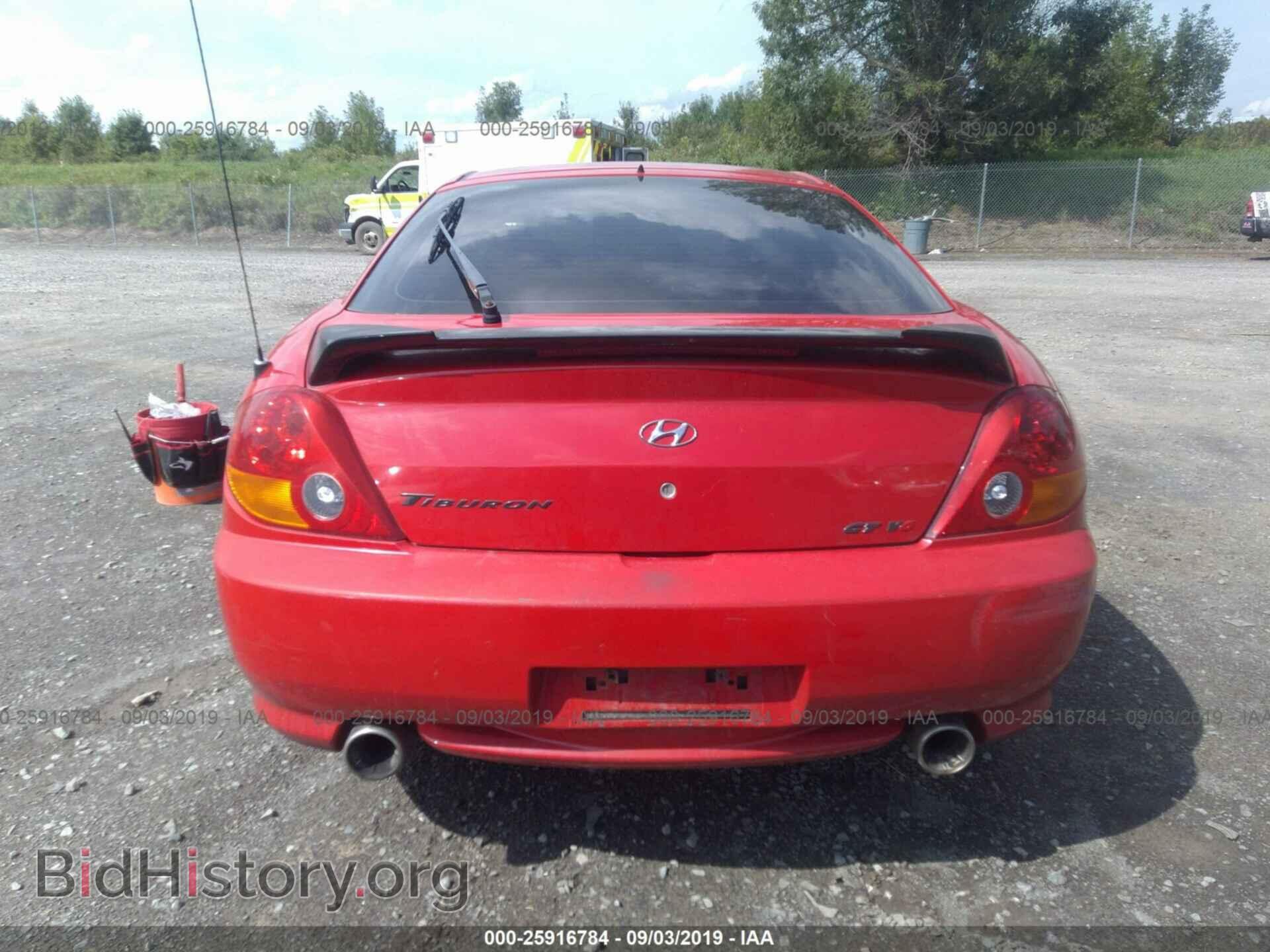 2004 HYUNDAI TIBURON - VIN: KMHHN65F44U123783 - Фото 8