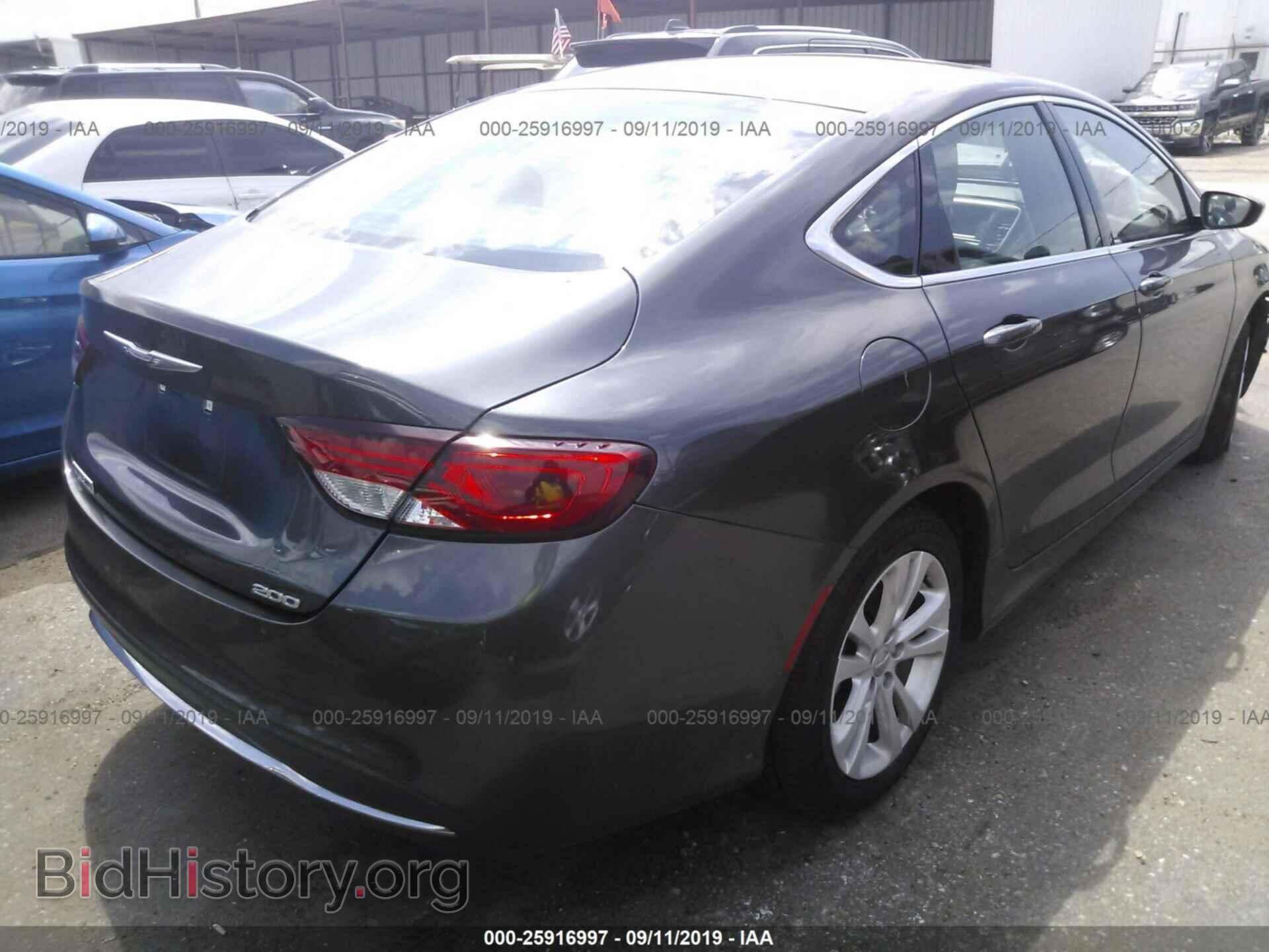2016 CHRYSLER 200 - VIN: 1C3CCCAB4GN107706 - Photo 4