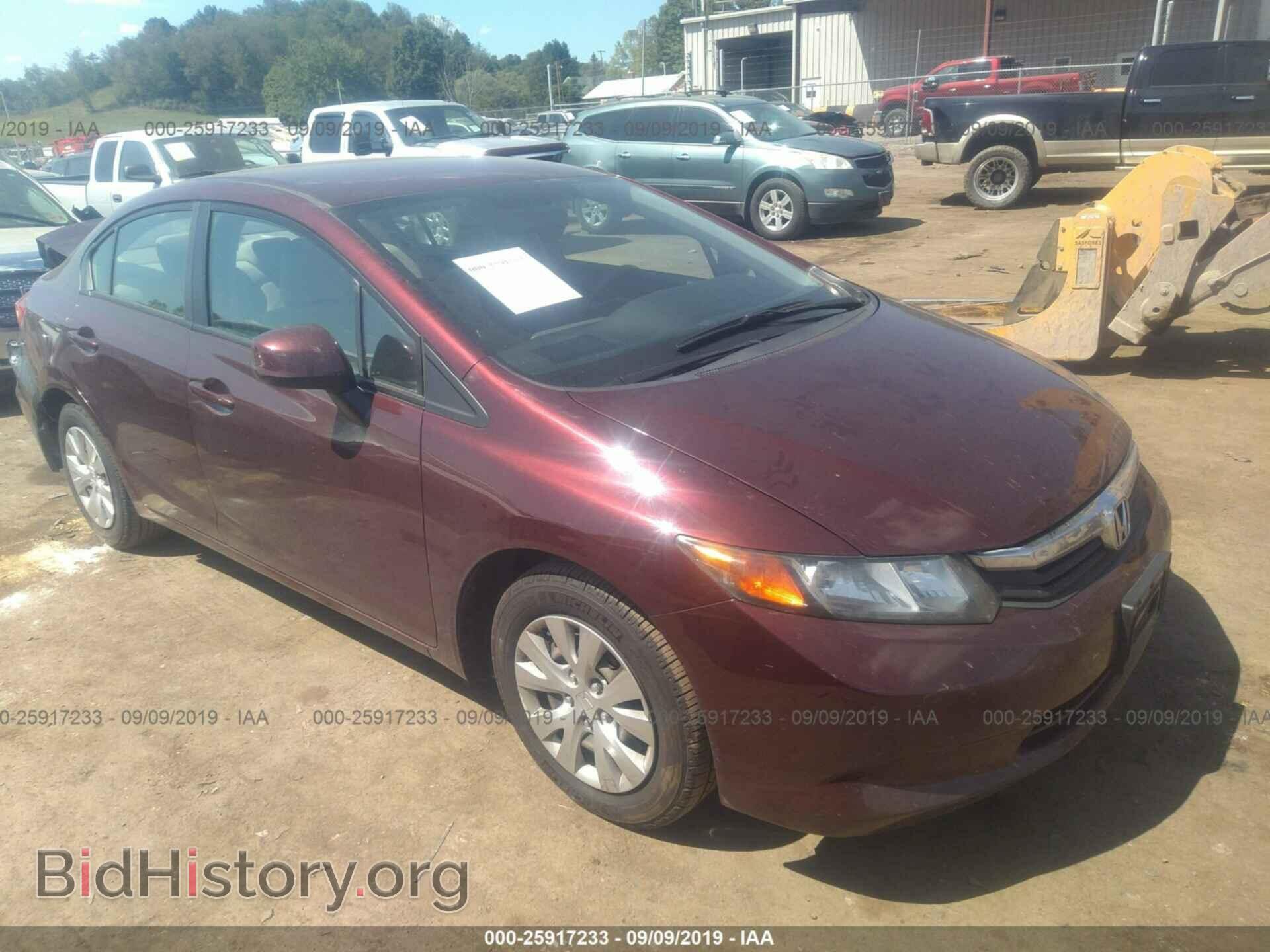 Photo 19XFB2F51CE383350 - HONDA CIVIC 2012