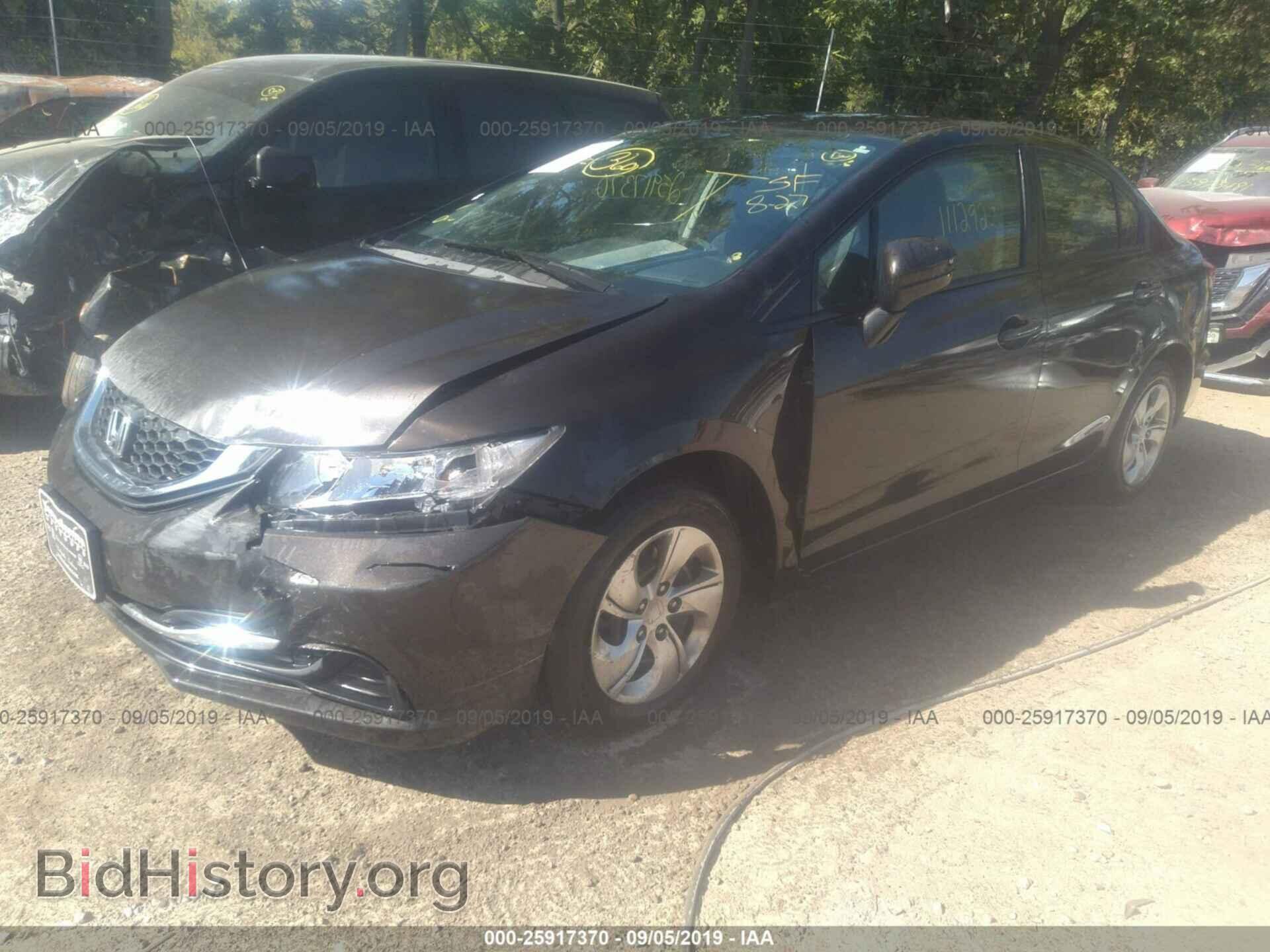 2014 HONDA CIVIC - VIN: 2HGFB2F51EH505326 - Фото 2