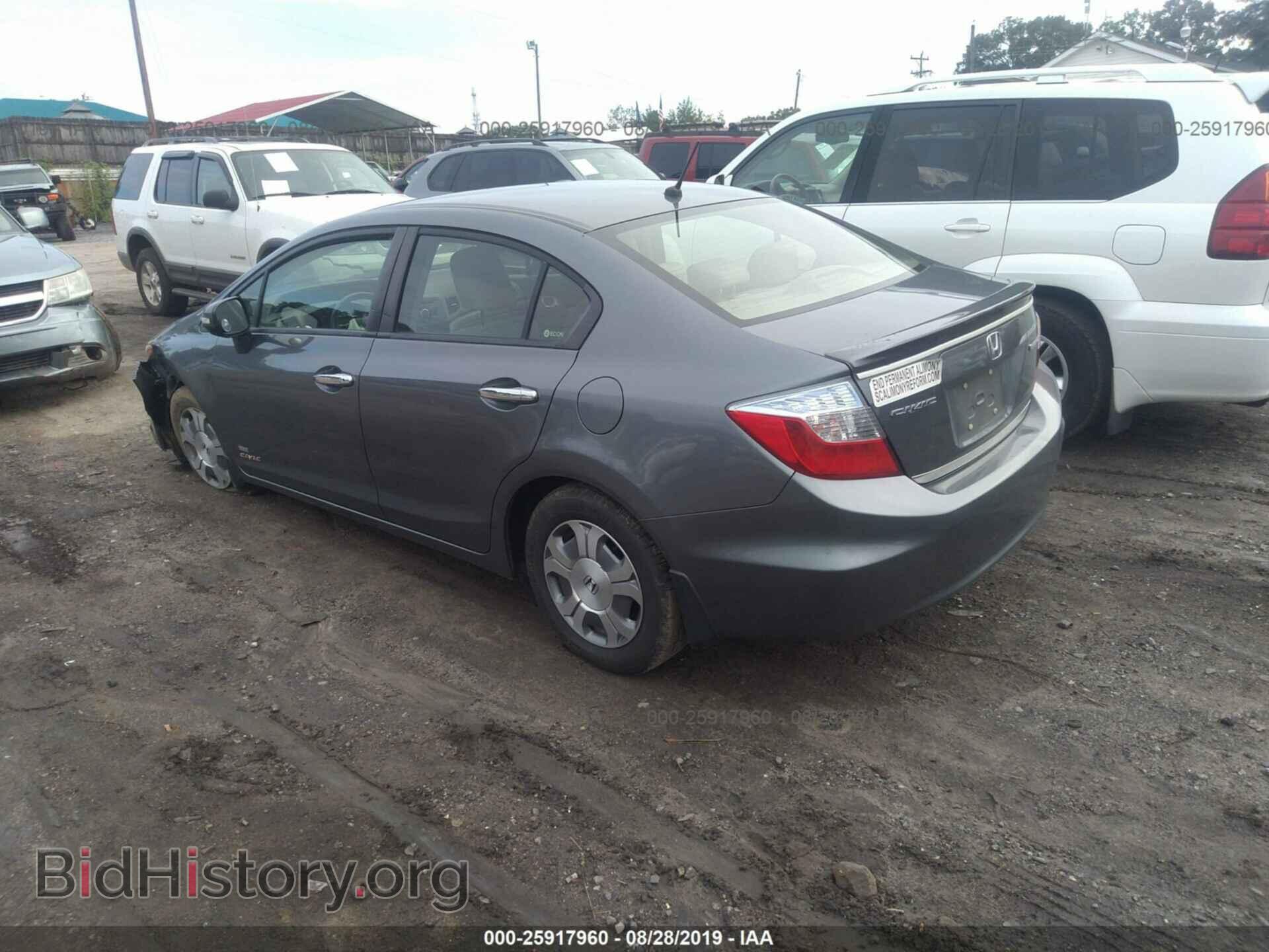 2012 HONDA CIVIC - VIN: JHMFB4F3XCS011298 - Фото 3