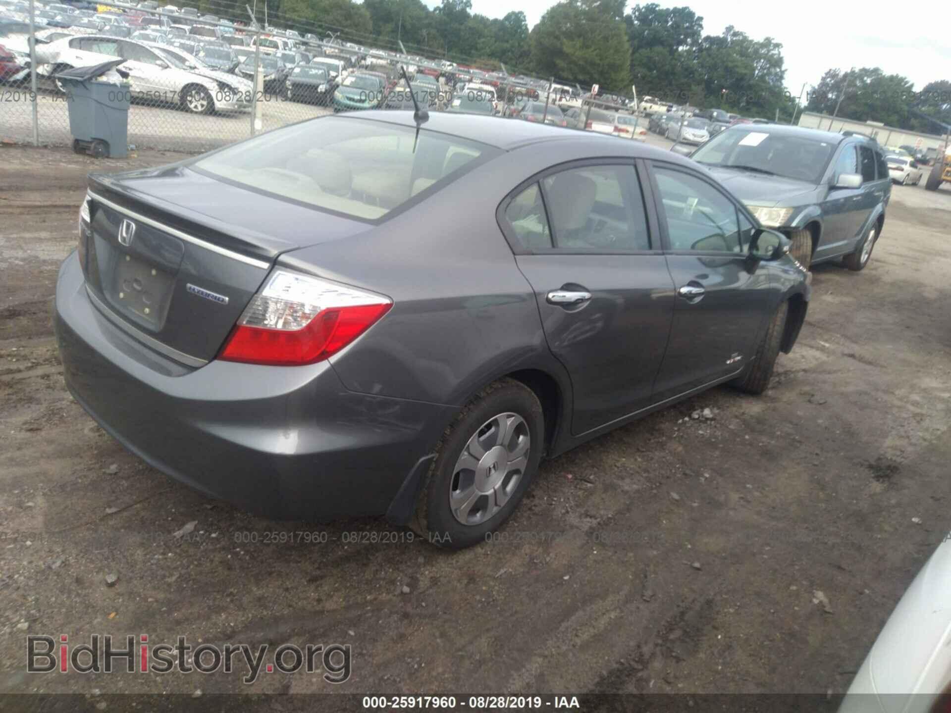 2012 HONDA CIVIC - VIN: JHMFB4F3XCS011298 - Фото 4