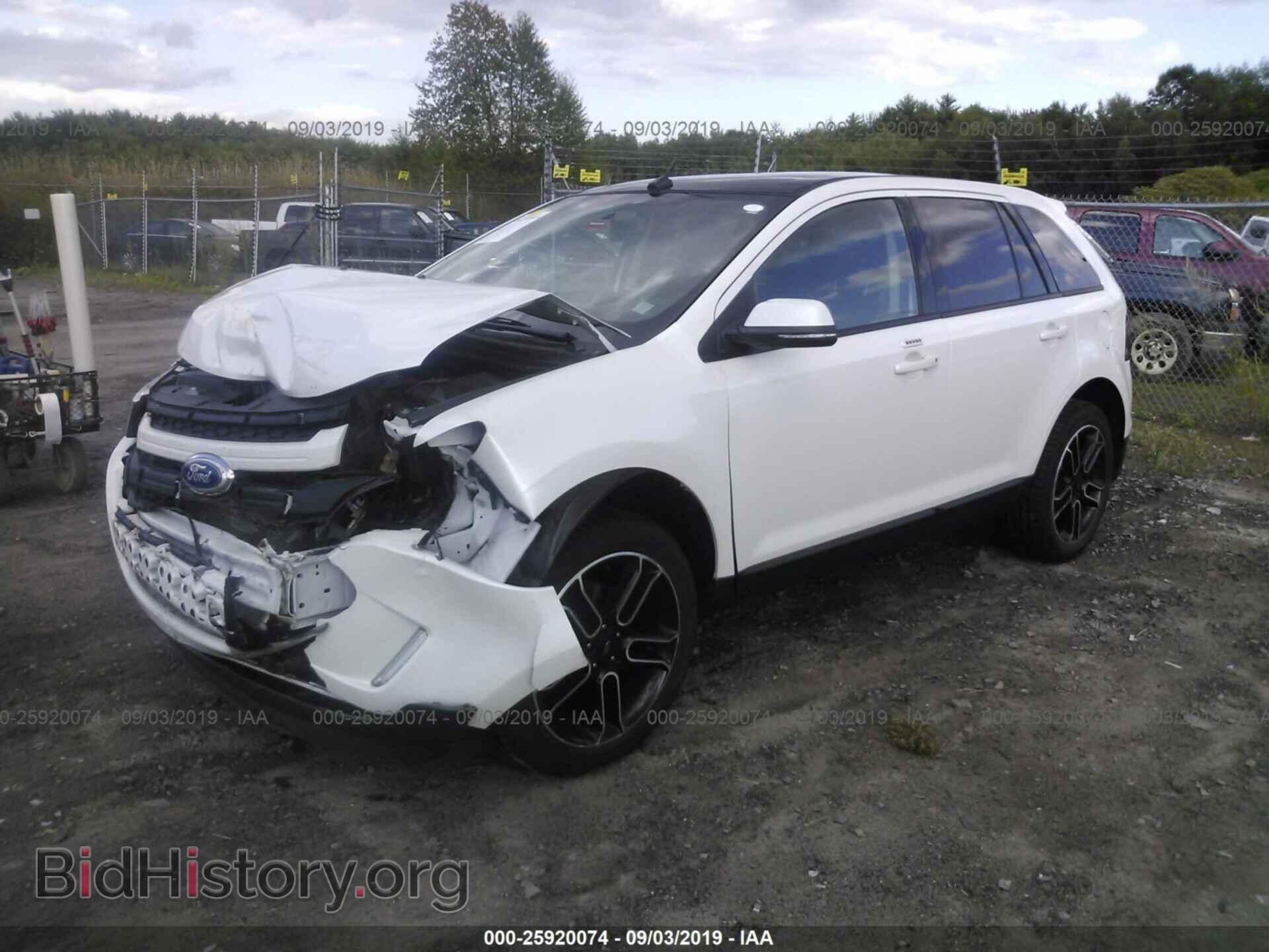 2014 FORD EDGE - VIN: 2FMDK4JC5EBA80926 - Фото 2